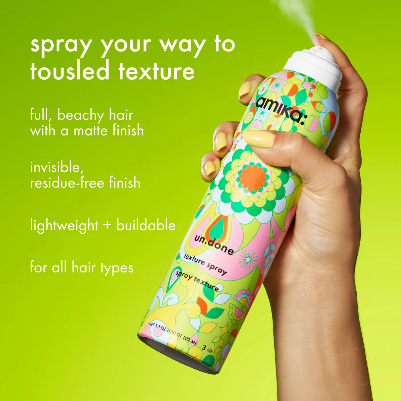 amika Un.Done Volume and Matte Hair Texture Spray - * 2 Sizes *