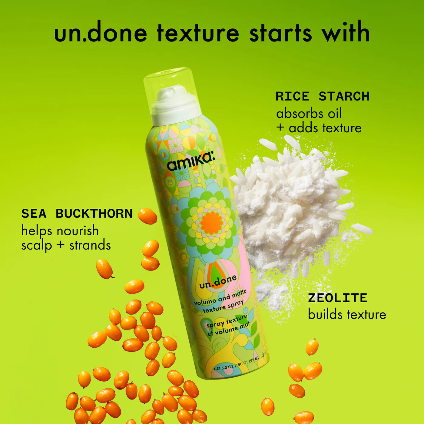 amika Un.Done Volume and Matte Hair Texture Spray - * 2 Sizes *