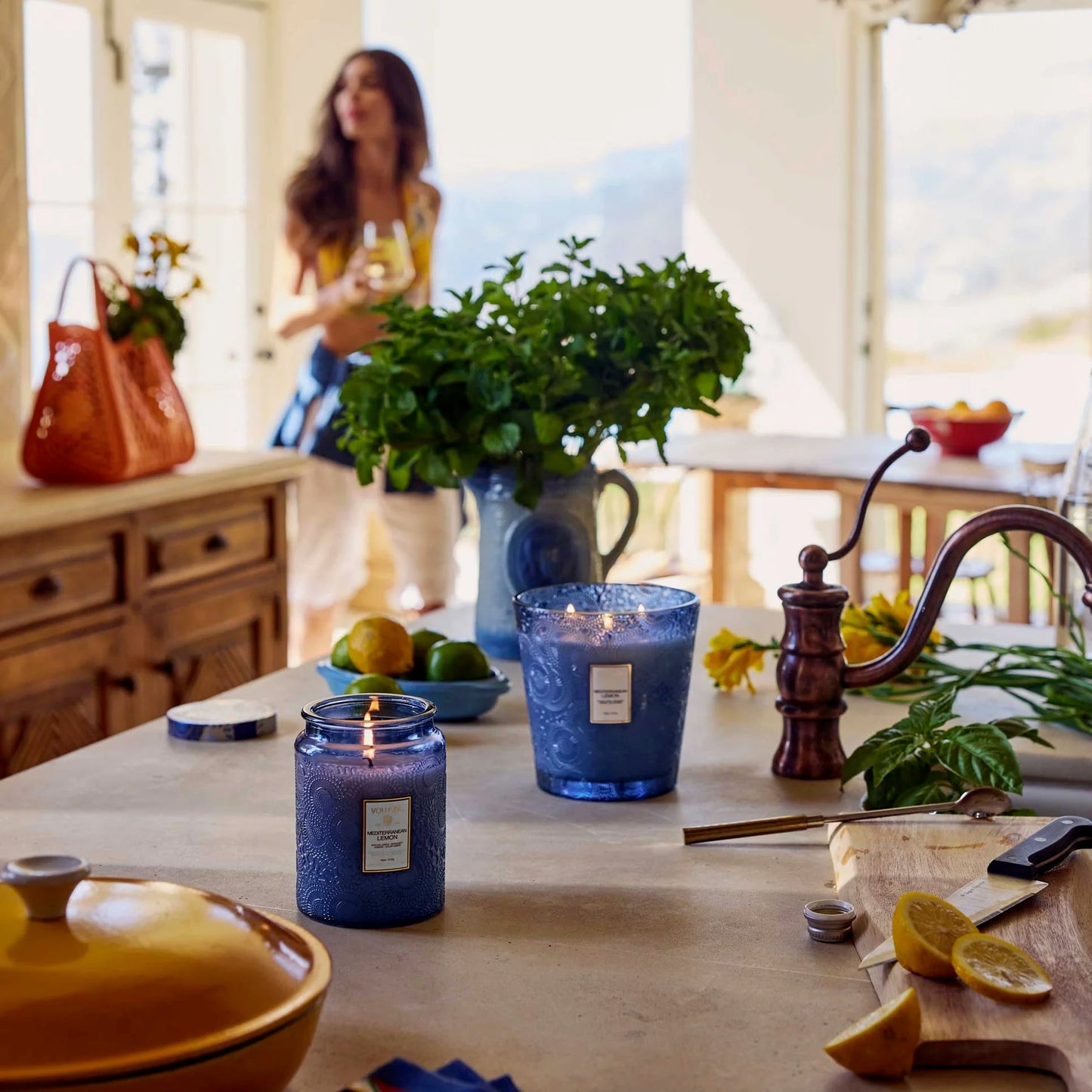 Voluspa Mediterranean Lemon Candle - * Multiple Sizes *