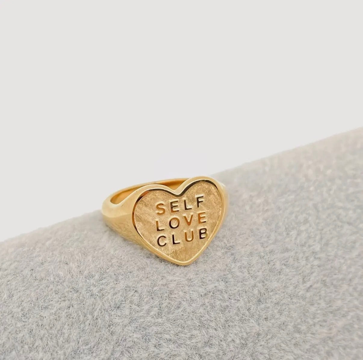 Self Love Club Heart-Shaped Ring - * Multiple Sizes *