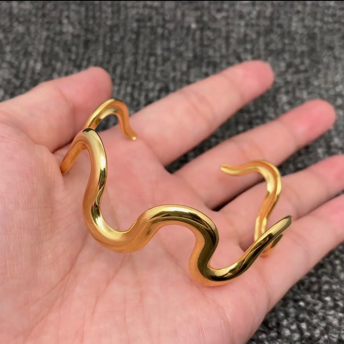 Wavy Cuff Bracelet