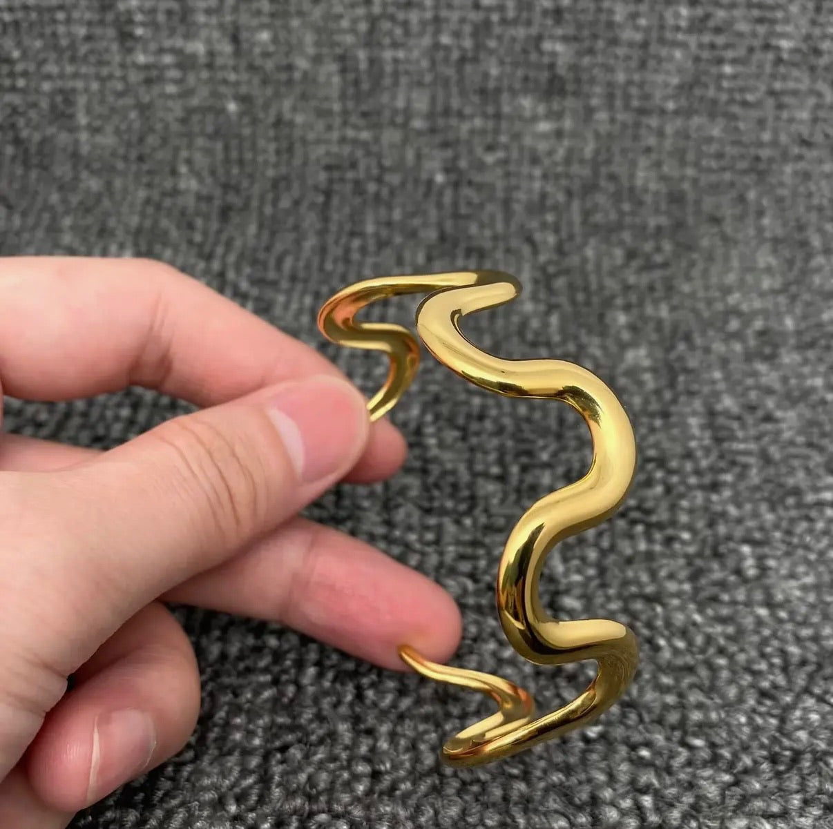 Wavy Cuff Bracelet