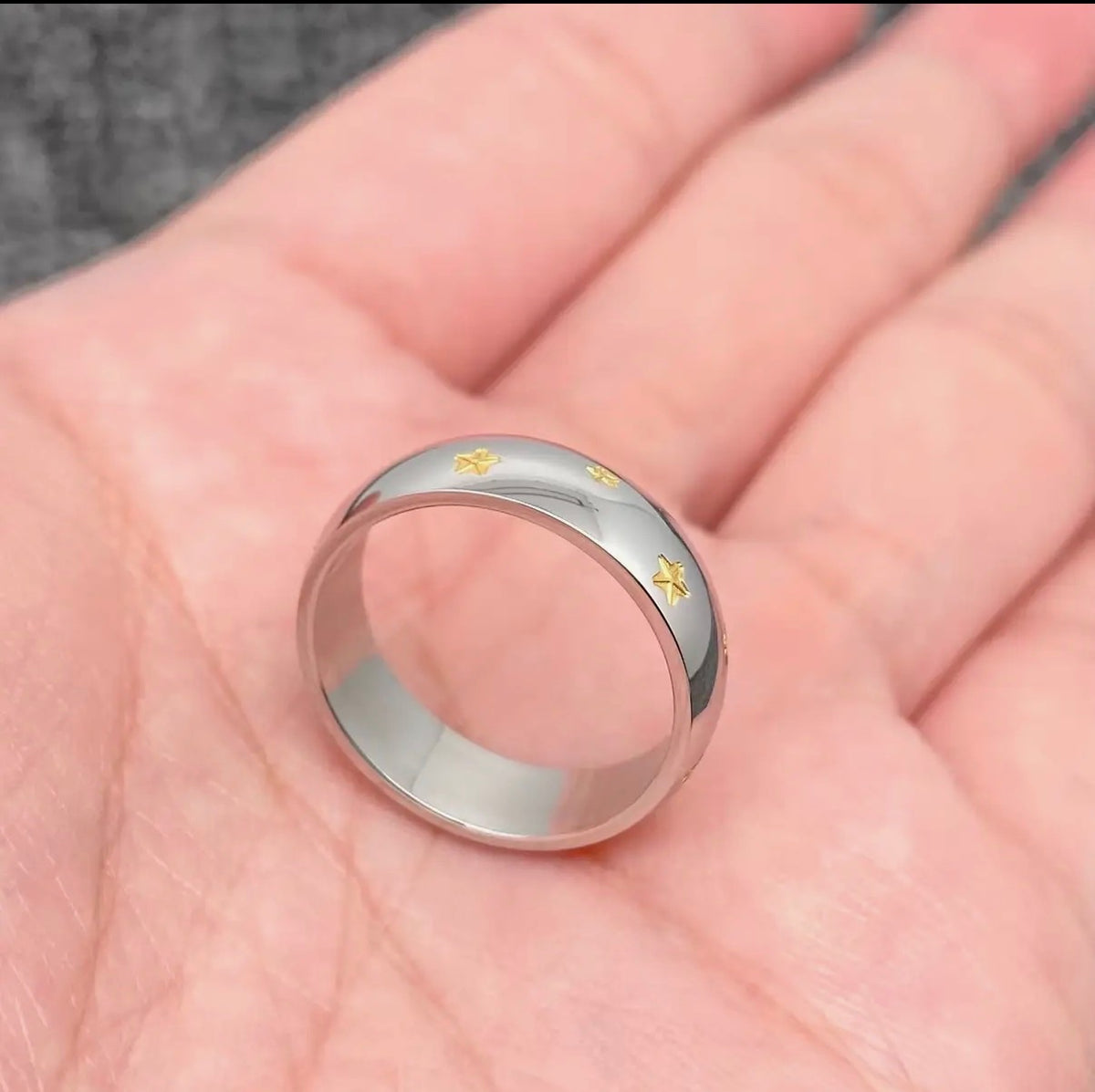 Starry Night Two Tone Ring