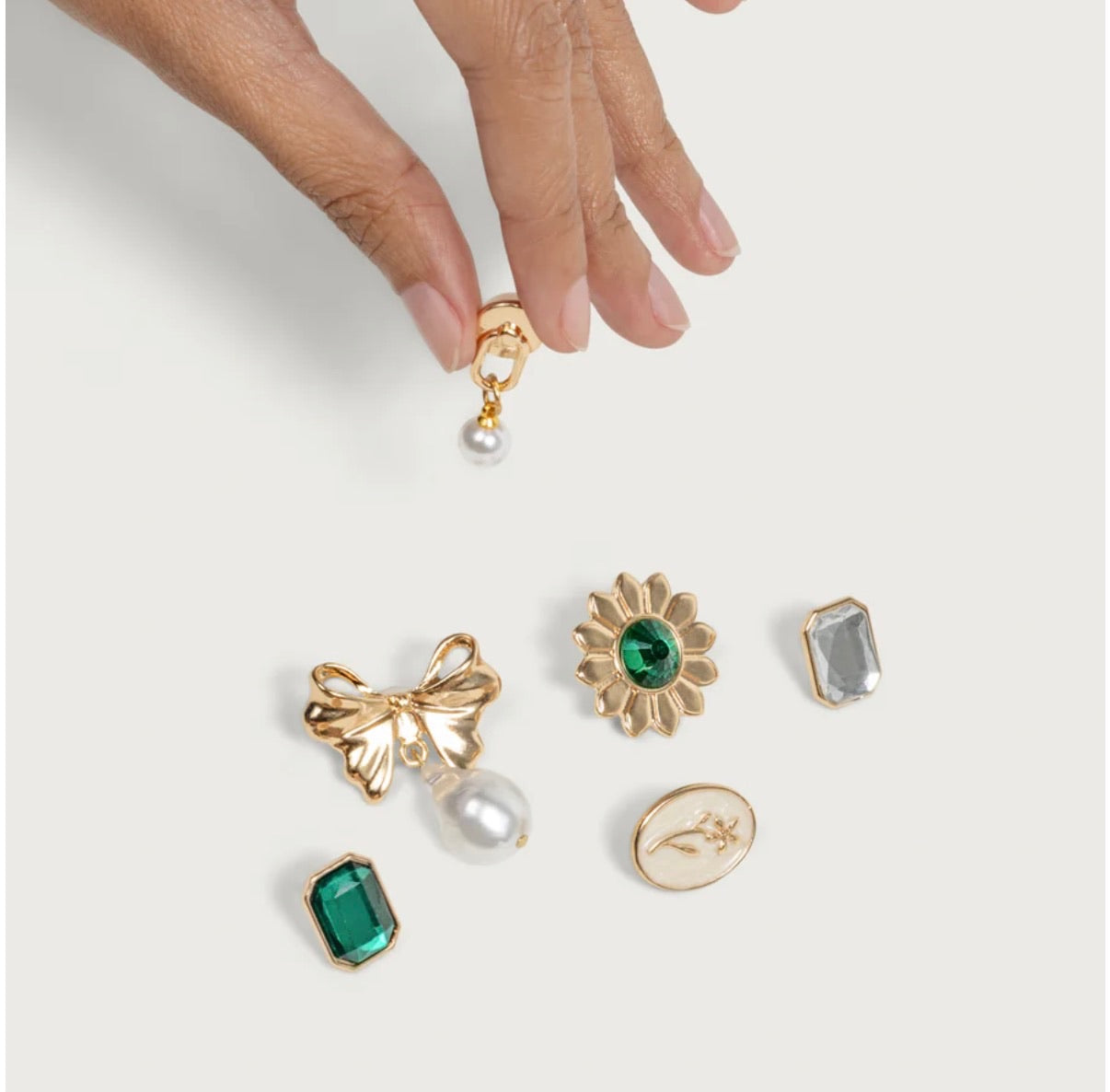 KitschPop™️ Charms in Vintage Emerald