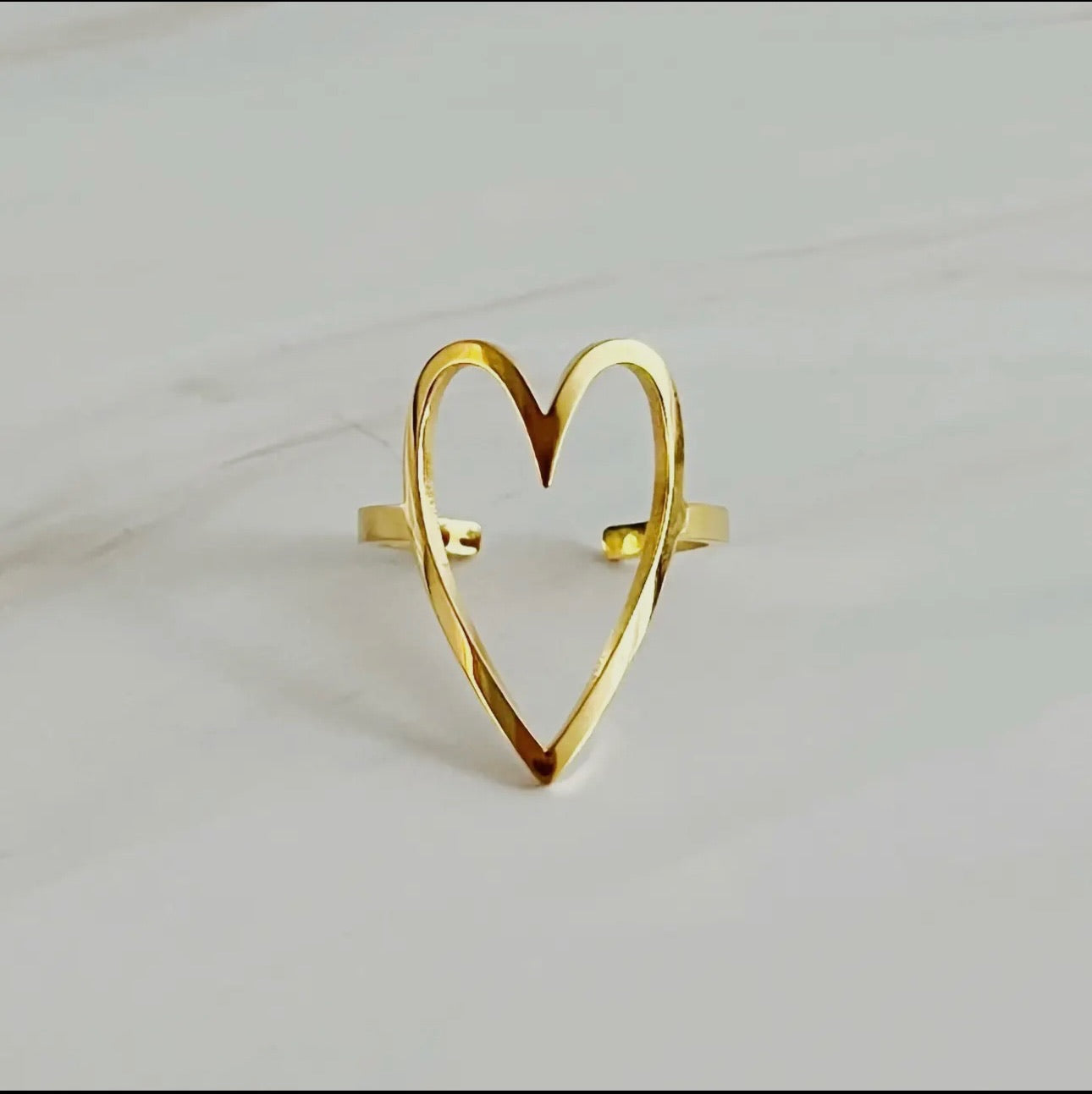 Open Heart Lovely Ring
