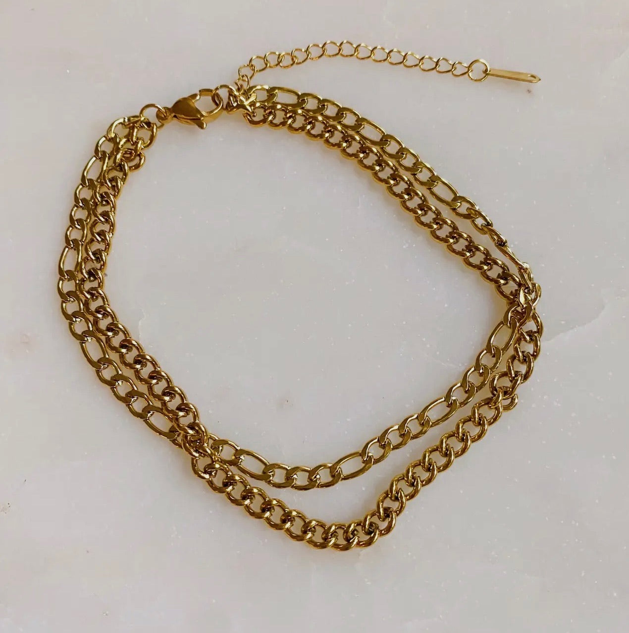 Double Chain Anklet