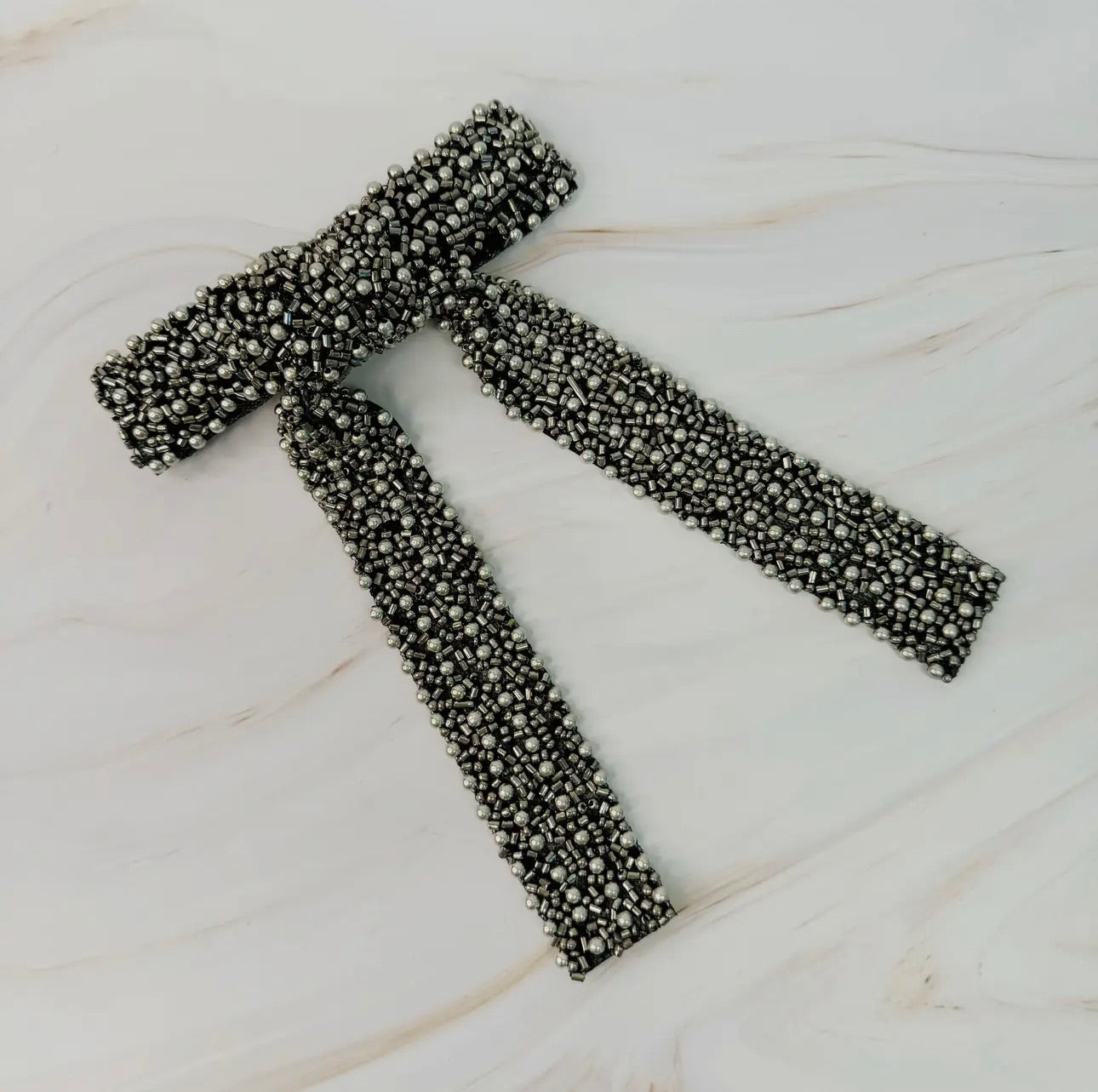 Luxe Beaded Pretty Bow Barrettes * Multiple Colors *