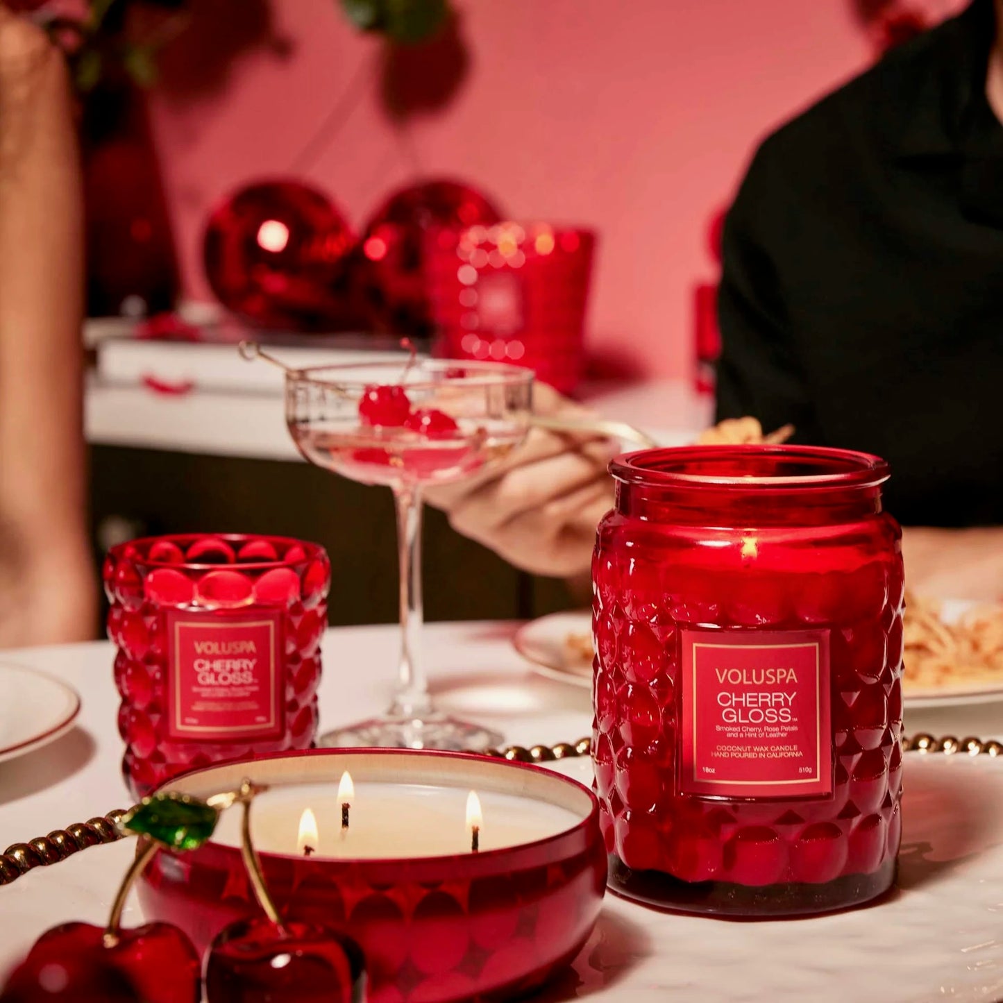 Voluspa Cherry Gloss Candle - * Multiple Sizes *