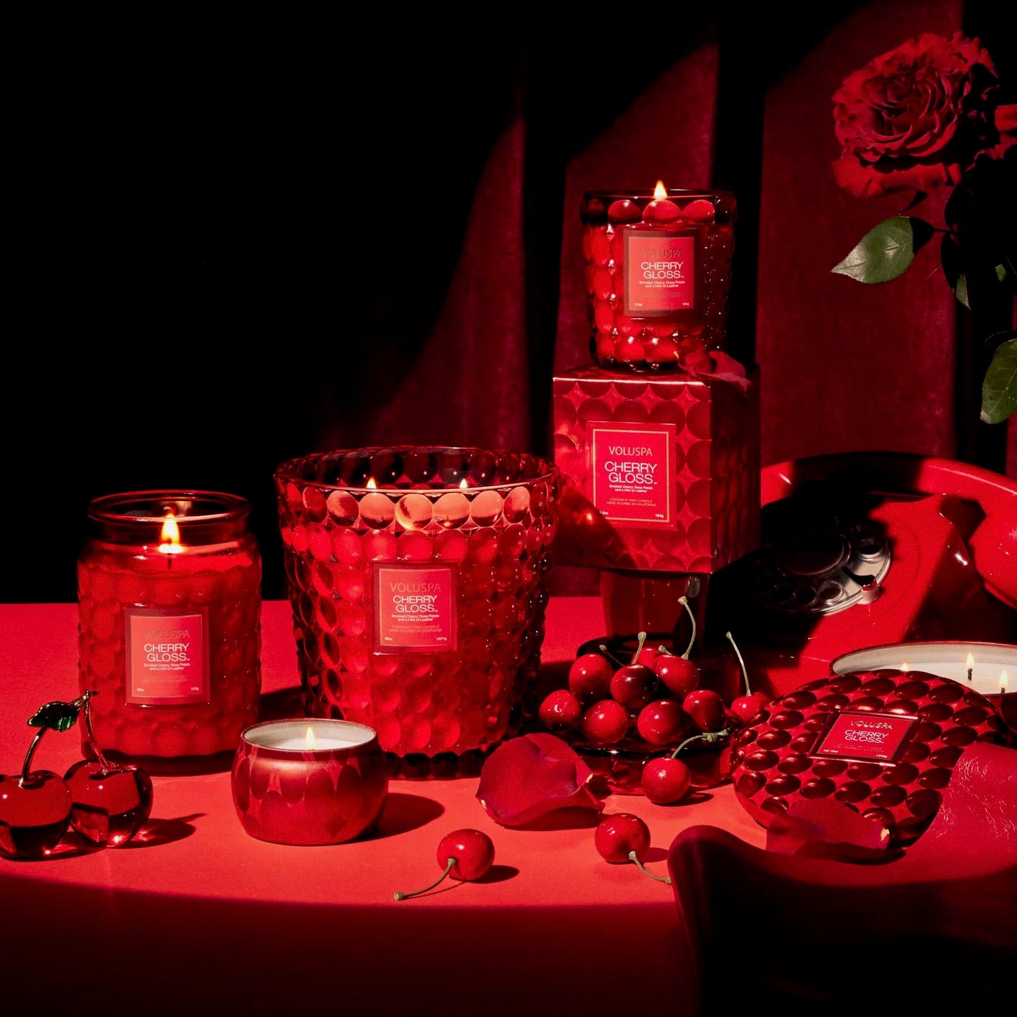 Voluspa Cherry Gloss Candle - * Multiple Sizes *