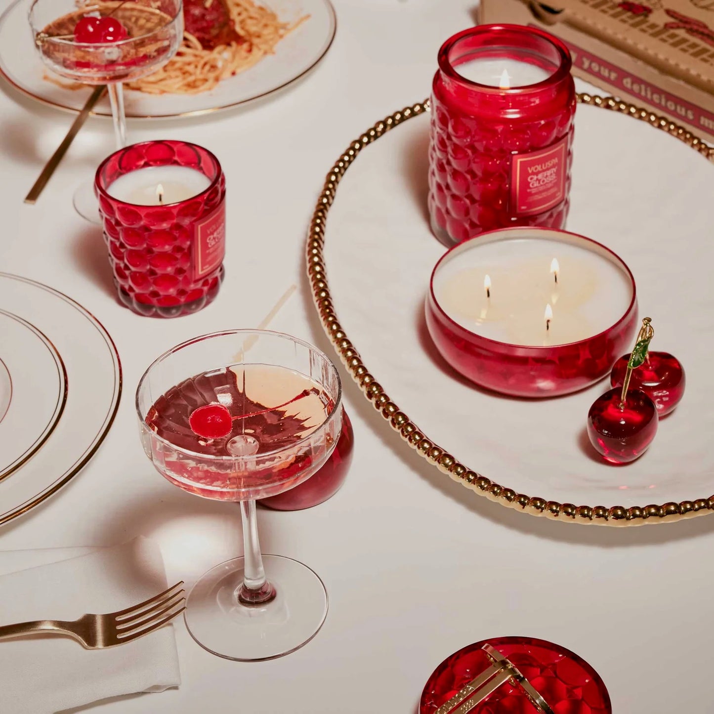 Voluspa Cherry Gloss Candle - * Multiple Sizes *