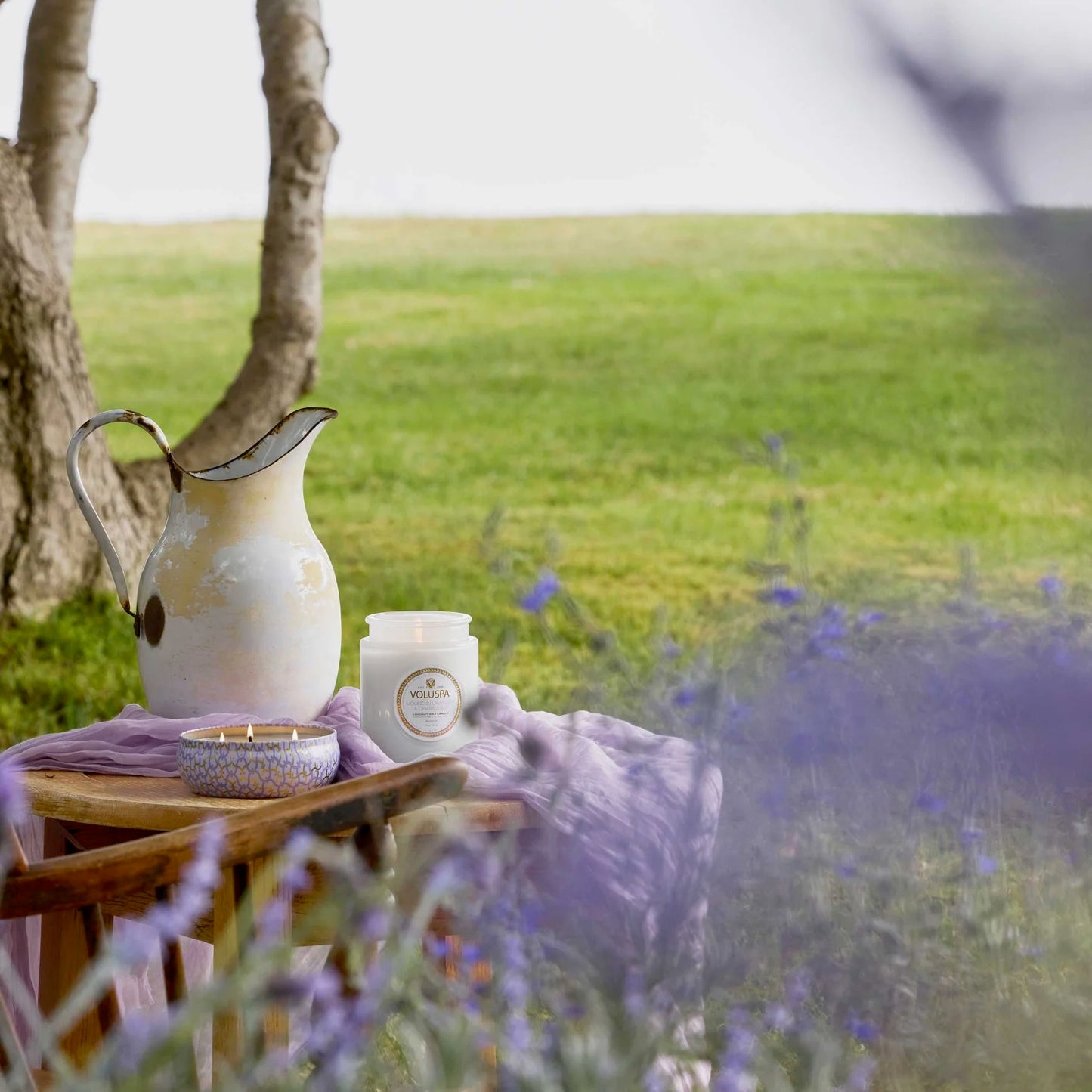 Voluspa Mountain Lavender & Chamomile Candle