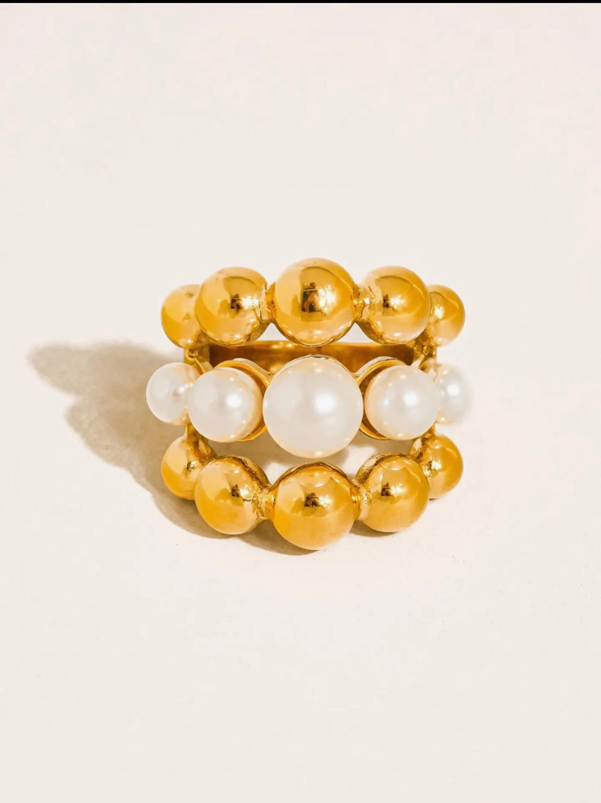 18K Gold Non-Tarnish Statement Rings- * Multiple Styles *