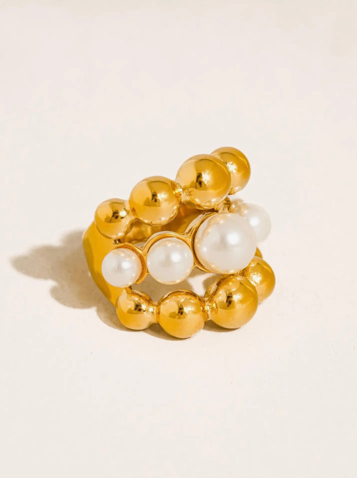 18K Gold Non-Tarnish Statement Rings- * Multiple Styles *