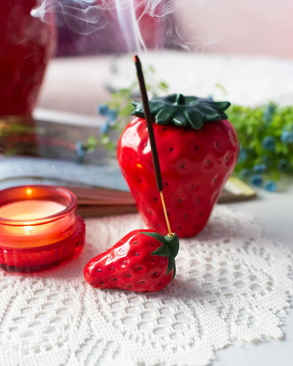 Strawberry Incense Holder