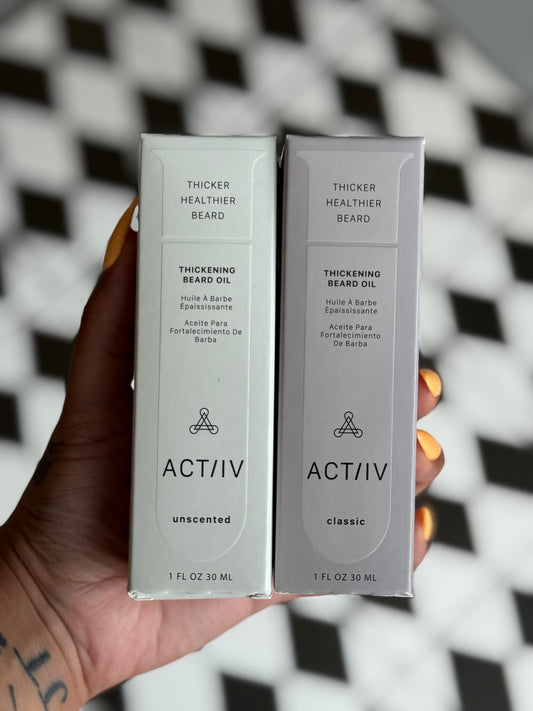 ACT/IV Thickening Beard Oil - *2 Scents*