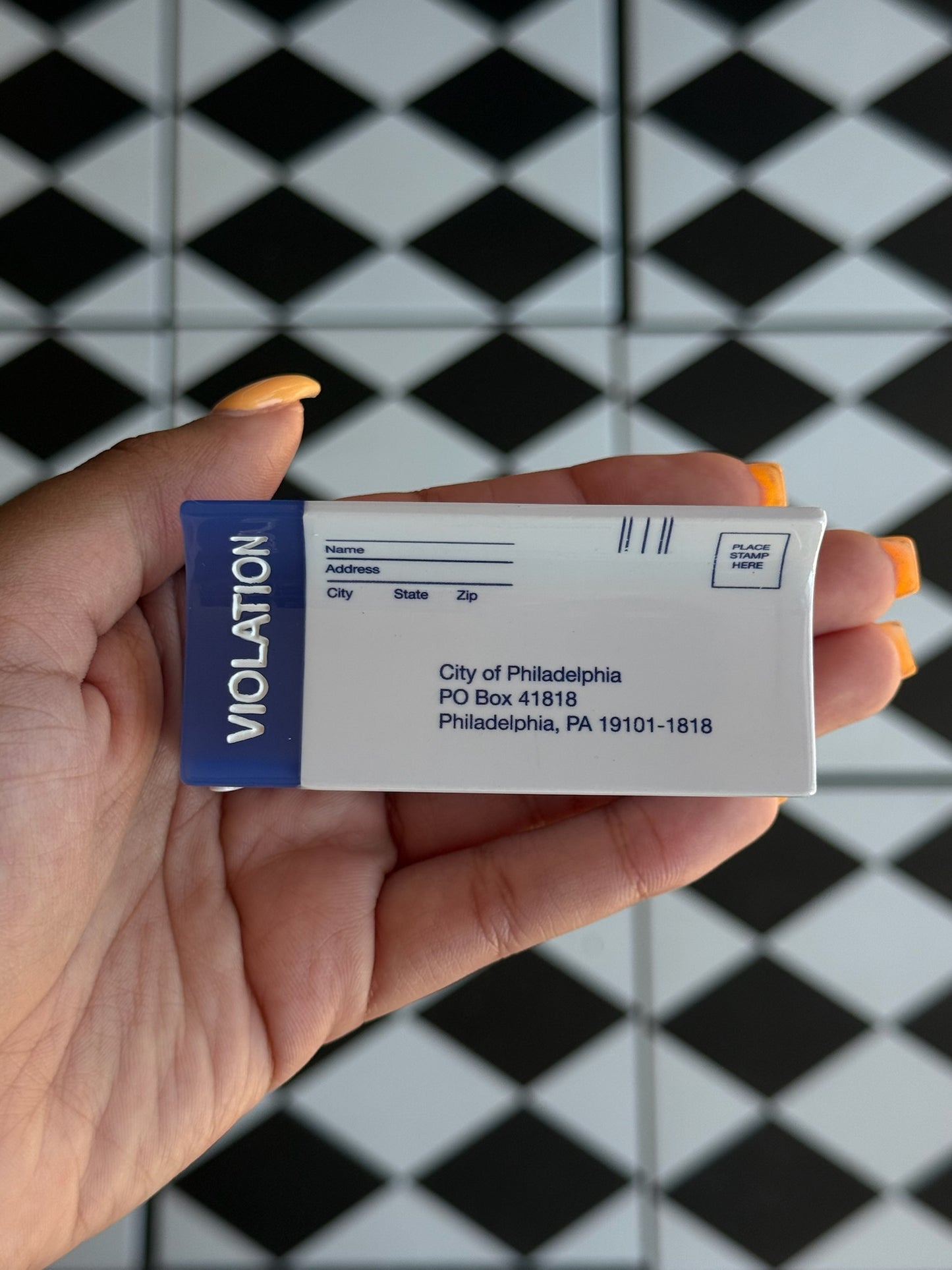 PPA Parking Ticket Hair Claw Clip