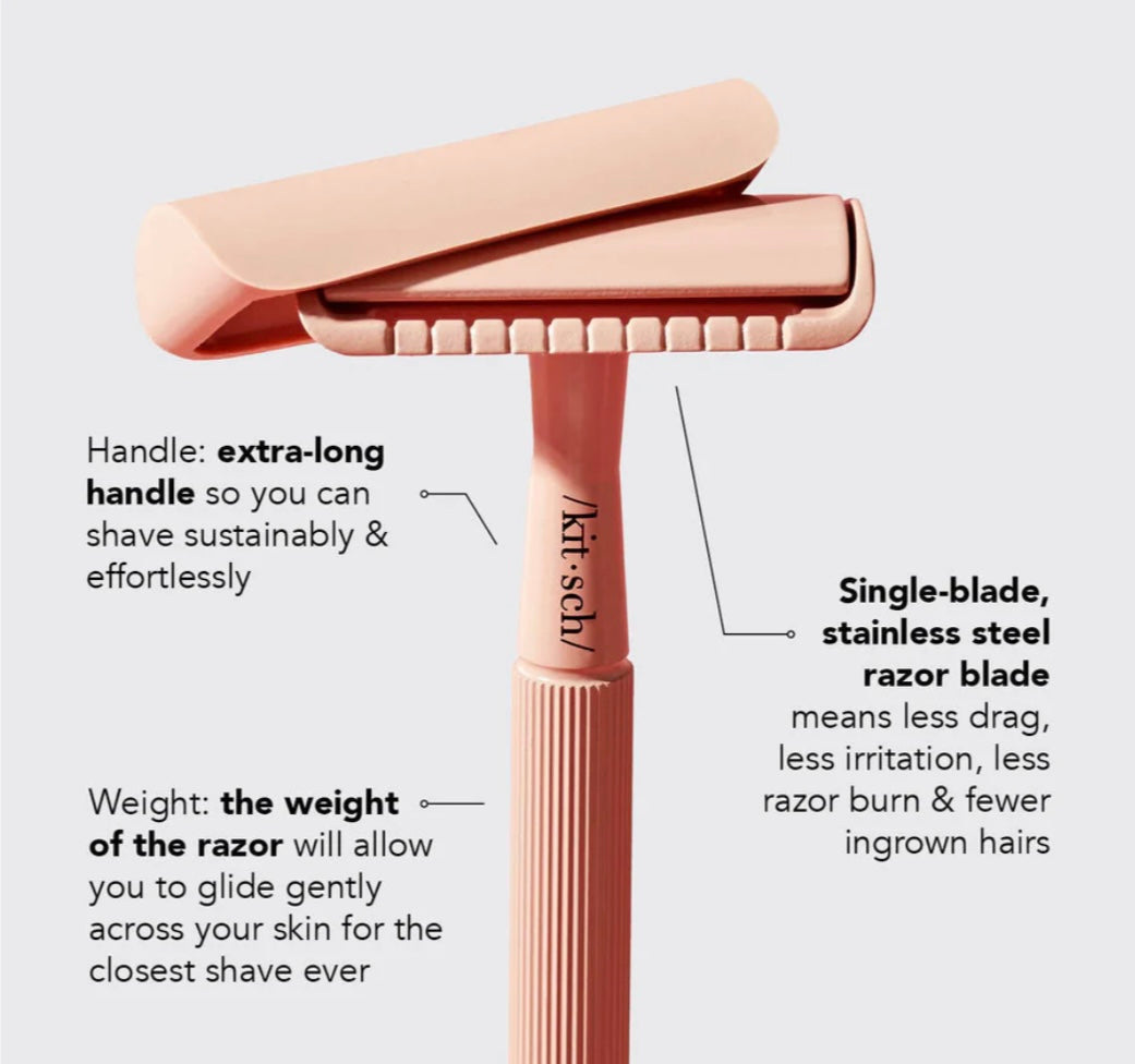 Kitsch Perfect Glide Safety Razor- * 2 Colors*