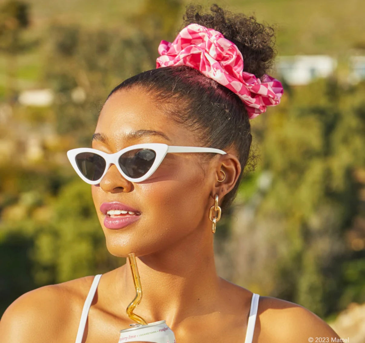 Barbie x Kitsch Satin Brunch Scrunchies 2pc