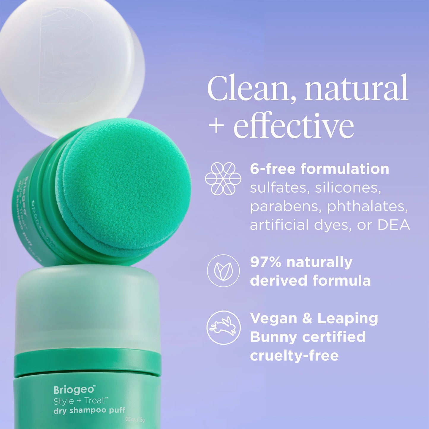 Briogeo Style + Treat™ Biotin Dry Shampoo Puff- * 2 Shades *
