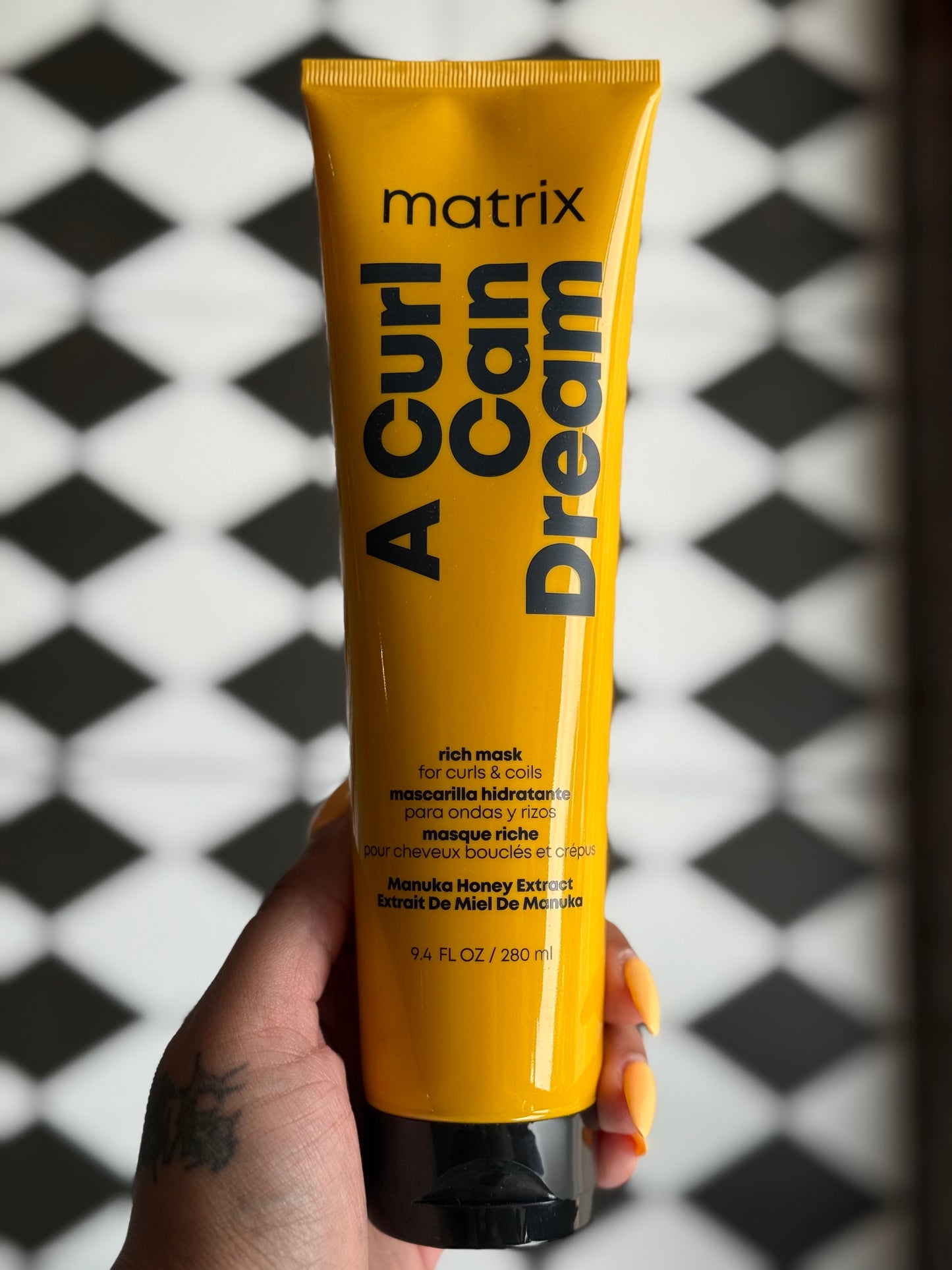 Matrix A Curl Can Dream Rich Mask