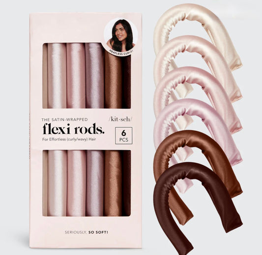 Kitsch Satin Flexi Rods 6pc Set