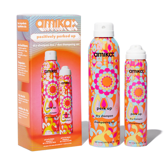 amika positively perked up dry shampoo set