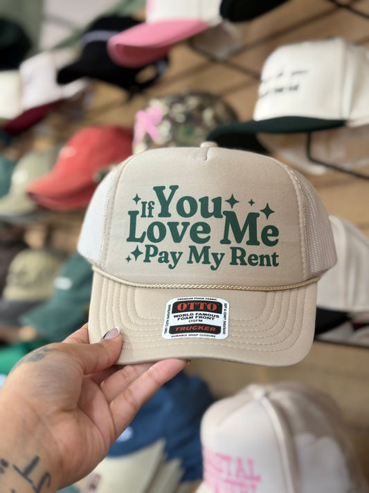 Pay My Rent Trucker Hat
