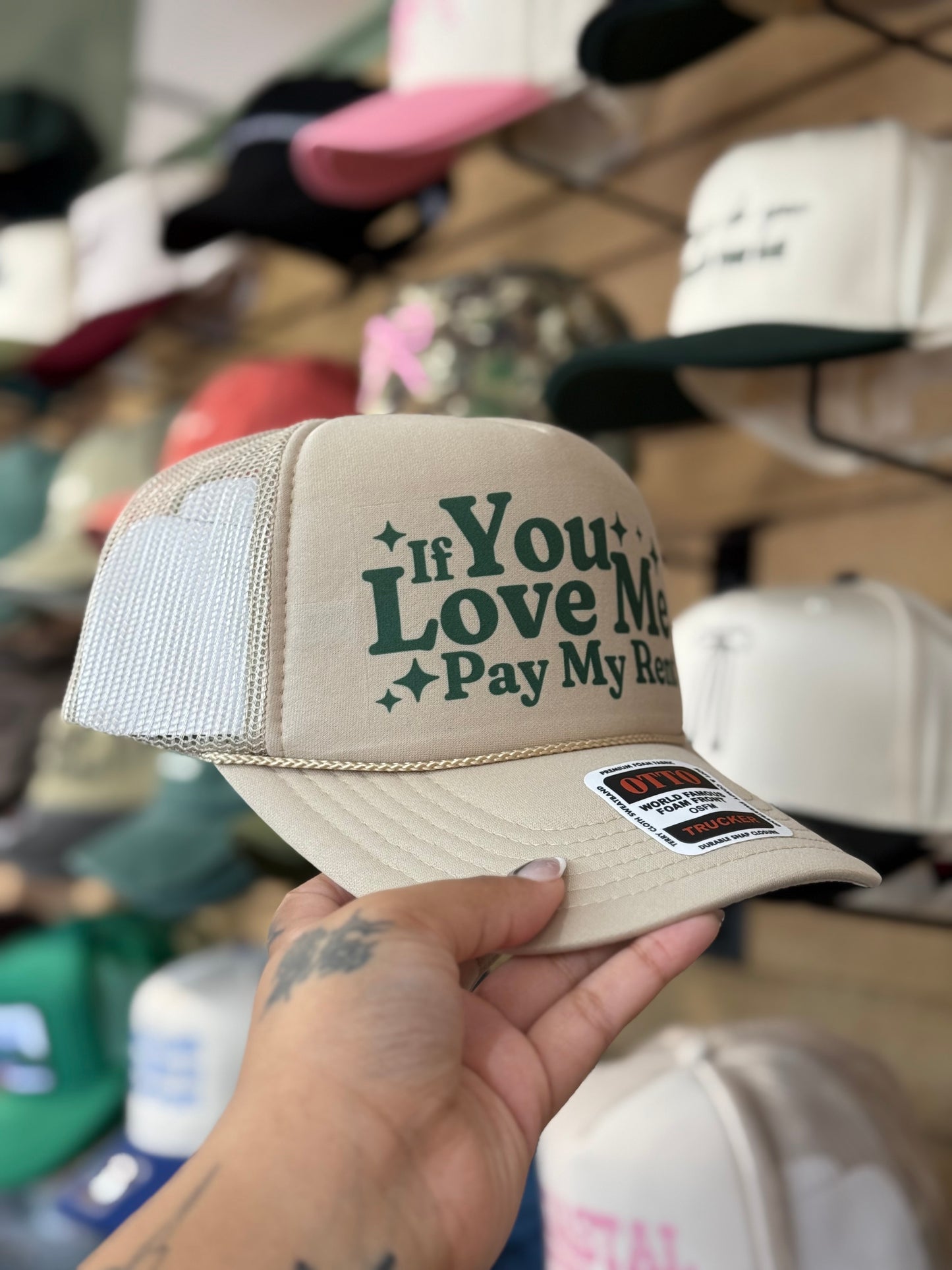 Pay My Rent Trucker Hat