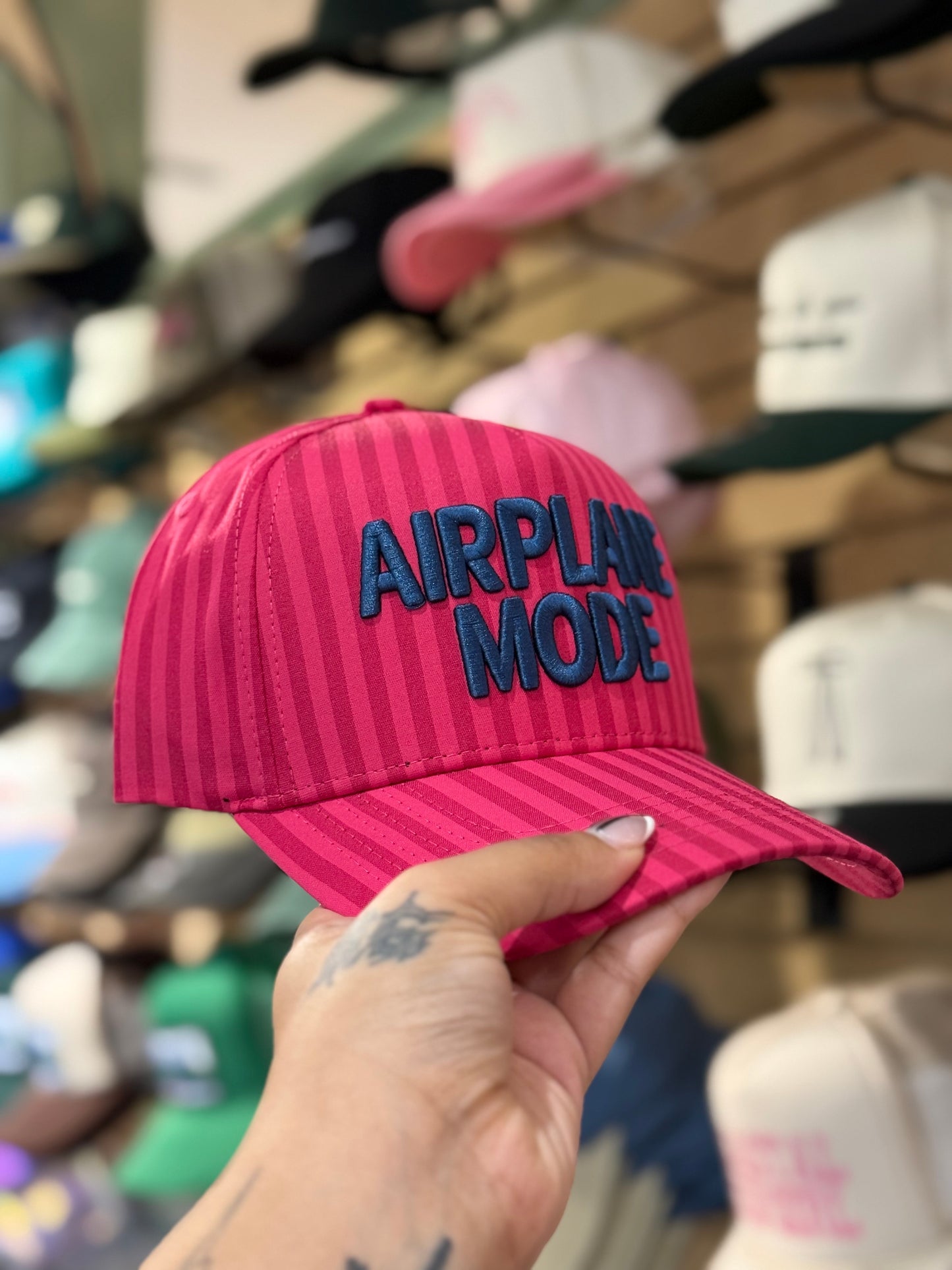 Airplane Mode Stripe Hat