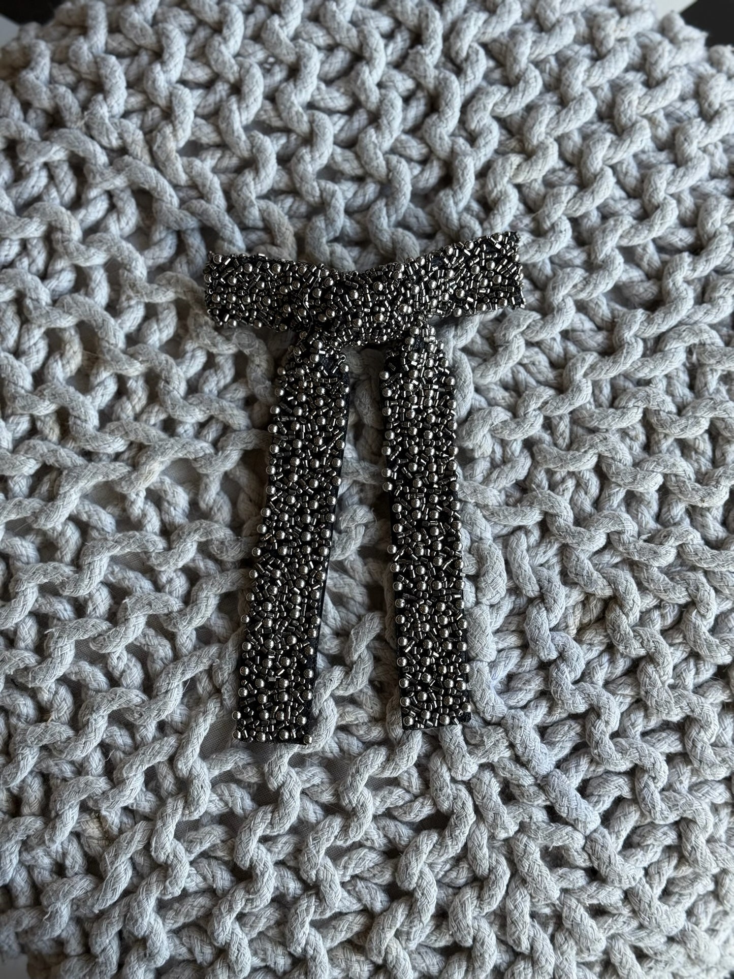 Luxe Beaded Pretty Bow Barrettes * Multiple Colors *