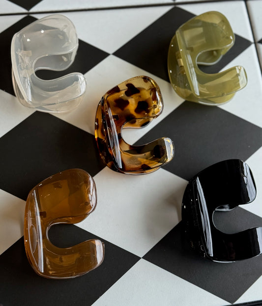 C-Shaped Medium Claw Clip - * Multiple Options *