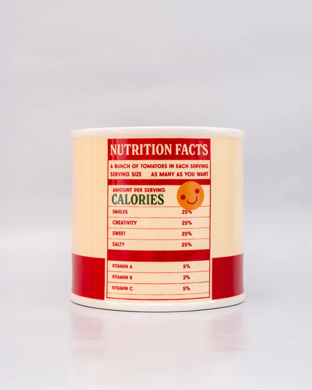 Tomato Can Ceramic Planter & Vase