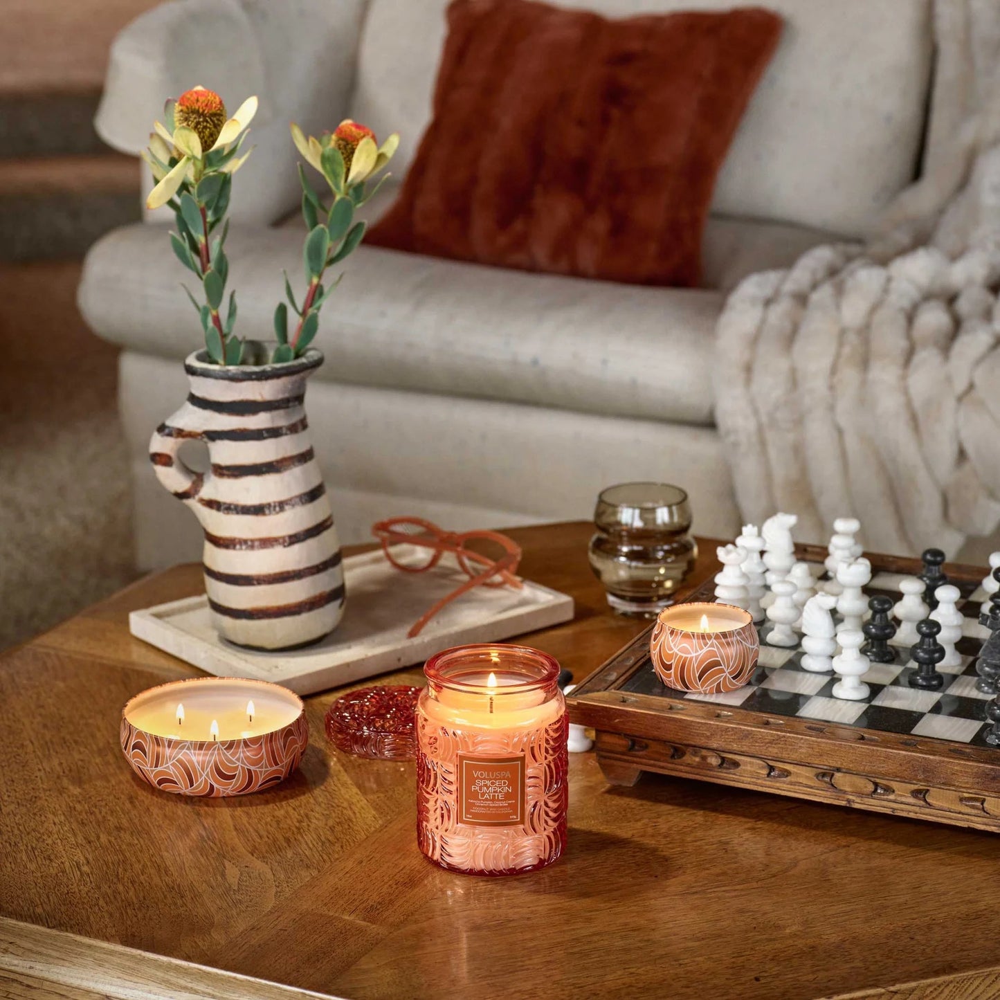 Voluspa Spiced Pumpkin Latte Candle - * 3 Sizes *