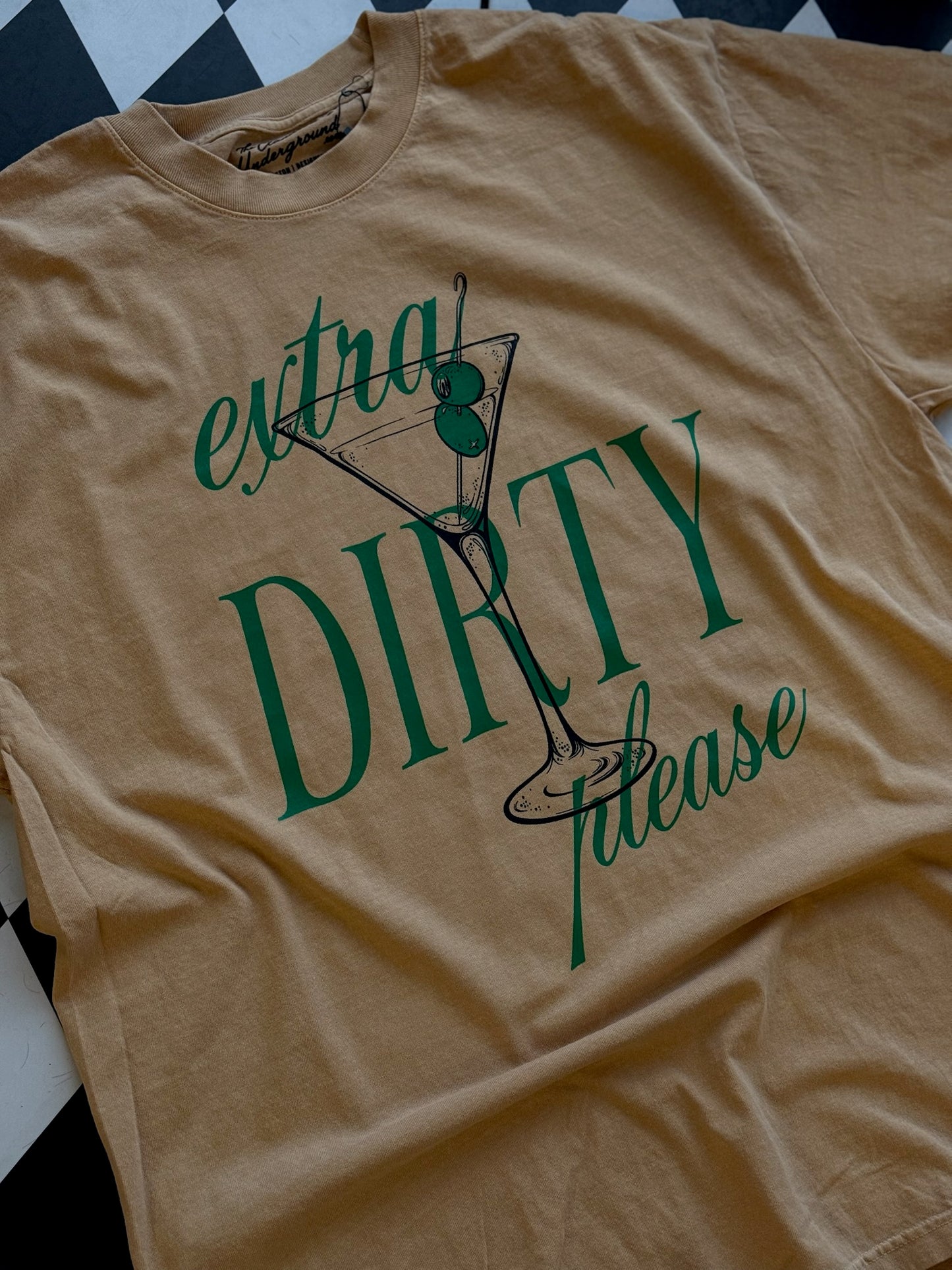 Extra Dirty Martini Graphic Tee