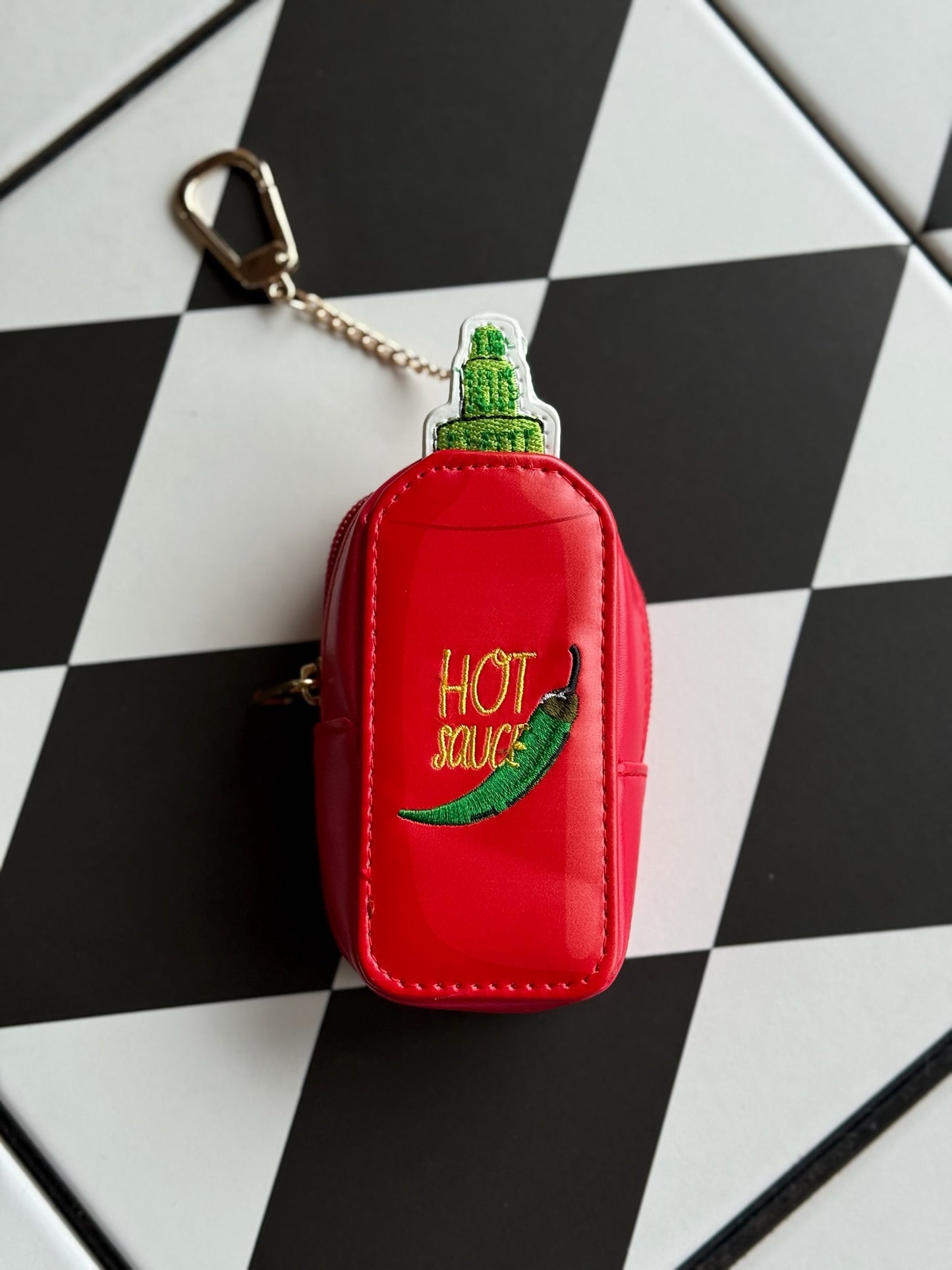 Hot Sauce 2-in-1 Bag Charm + Shopper Bag