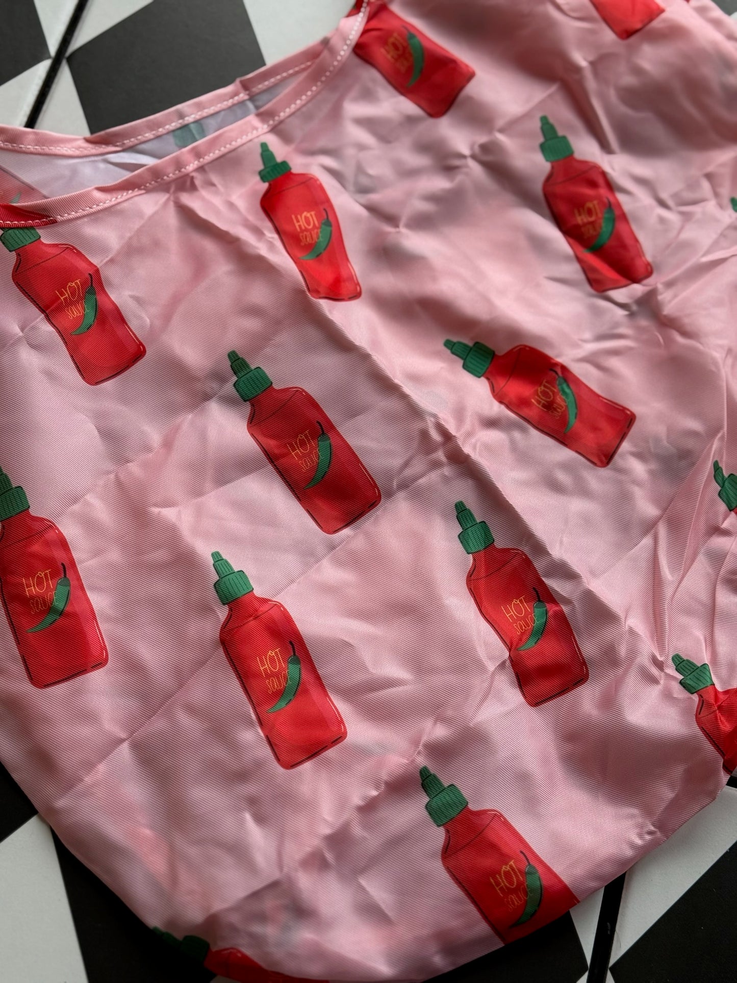 Hot Sauce 2-in-1 Bag Charm + Shopper Bag