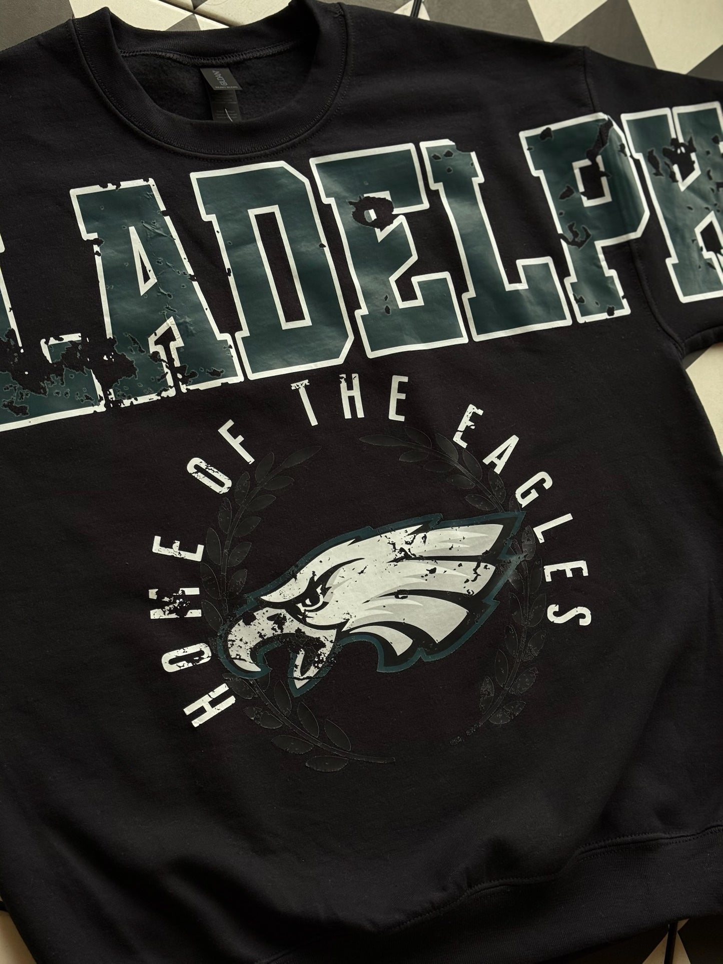 Bold 'Home of The Eagles' Crewneck