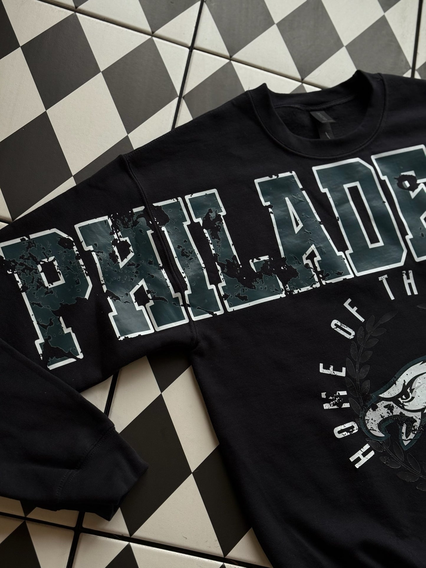 Bold 'Home of The Eagles' Crewneck