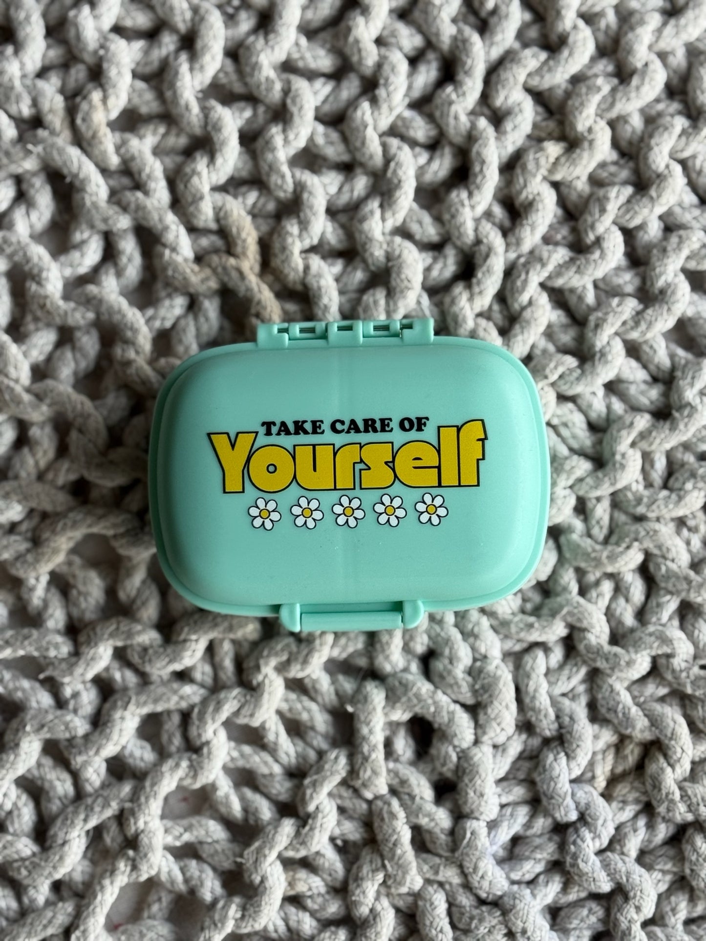 Take Care of Yourself Pill Case