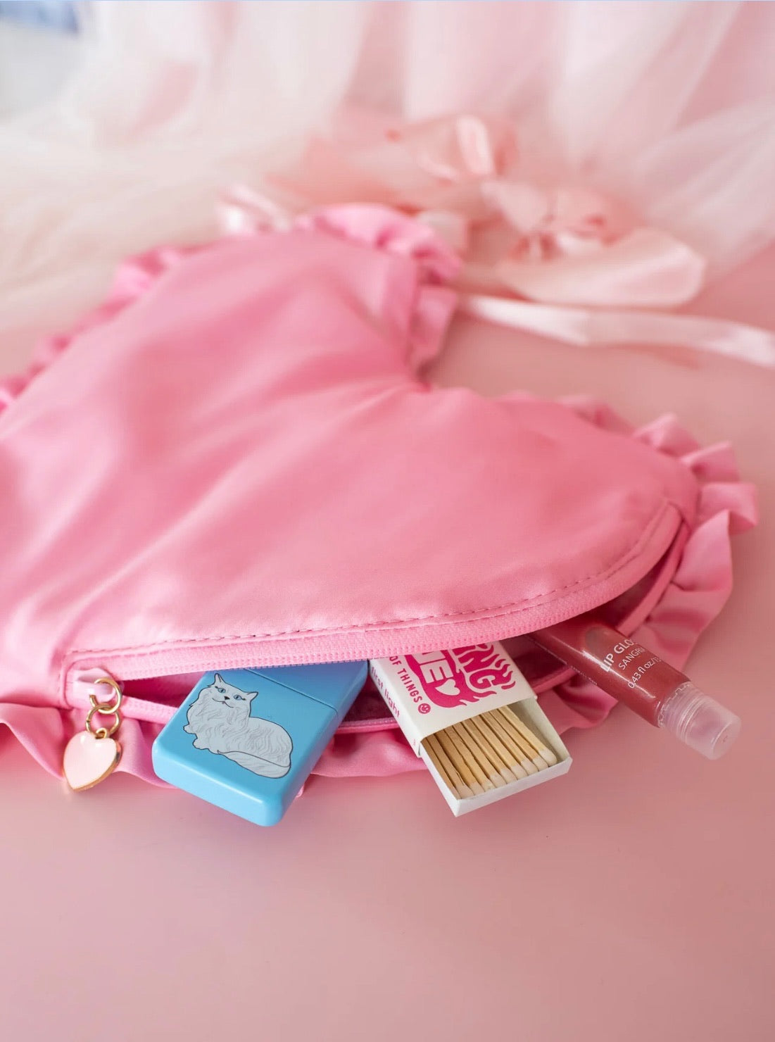 Coquette Heart Smell Proof Bag
