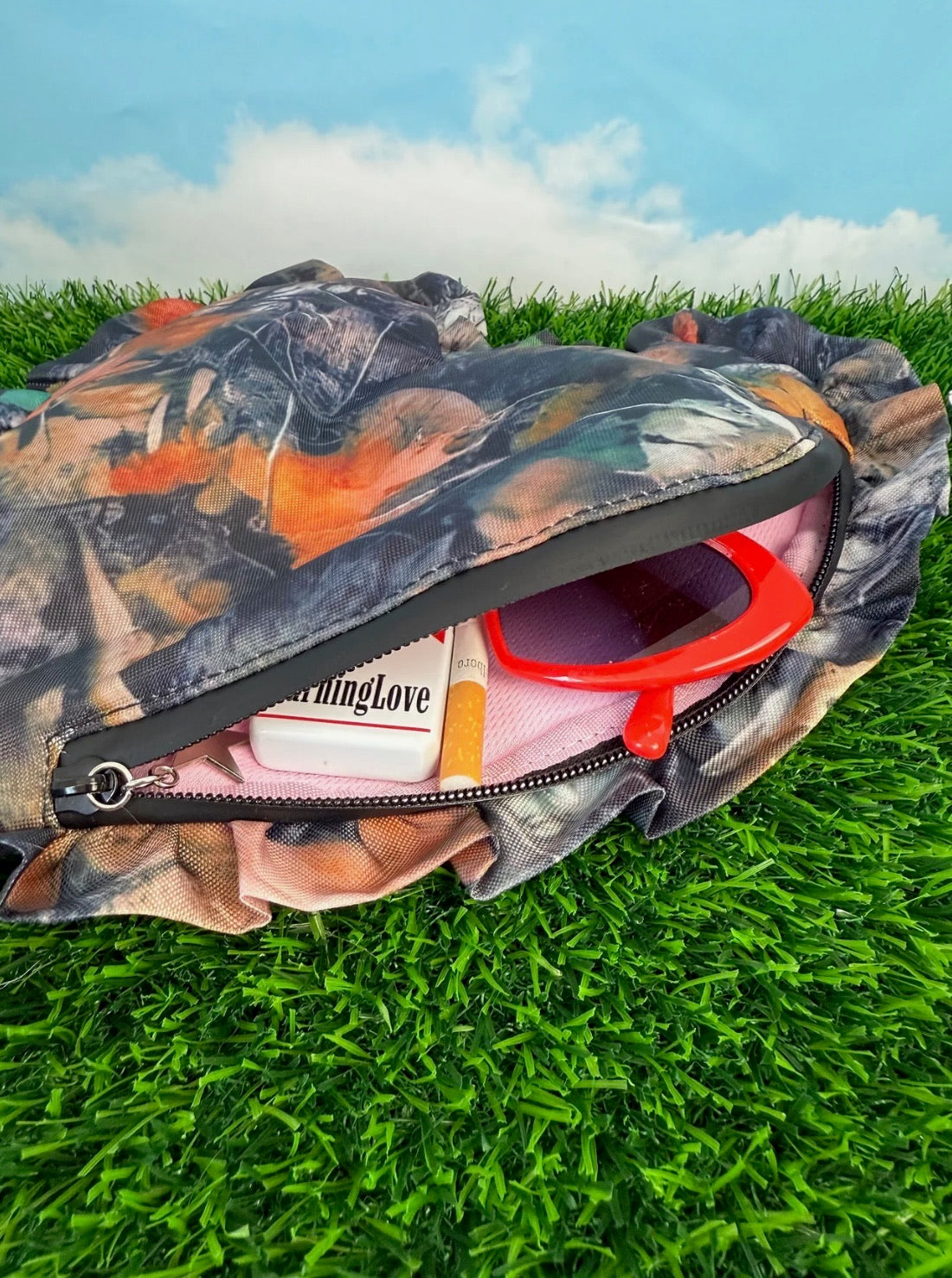 Camo Heart Smell Proof Bag