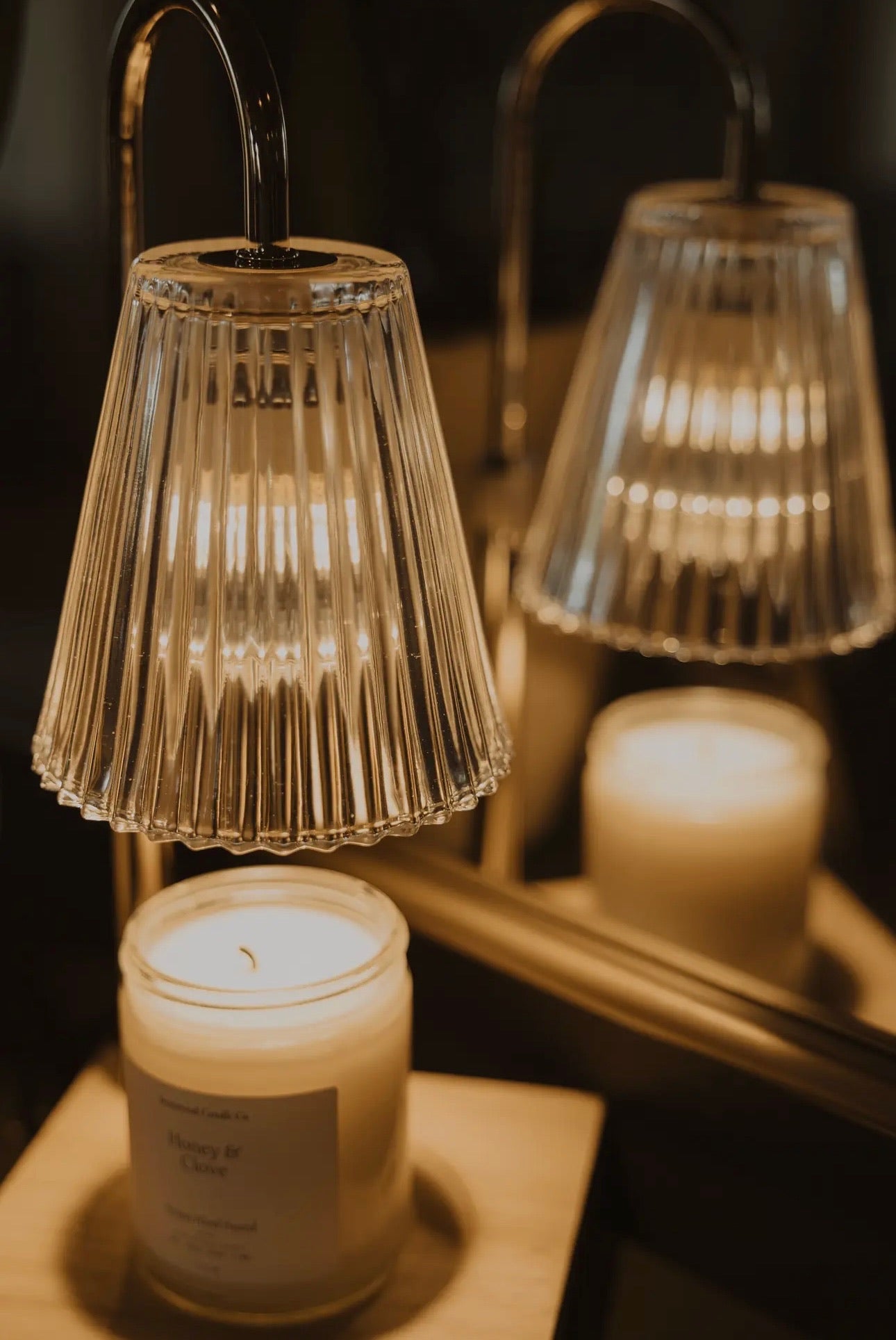 Candle Lamp Warmer - Dimmable, Timer, & Adjustable