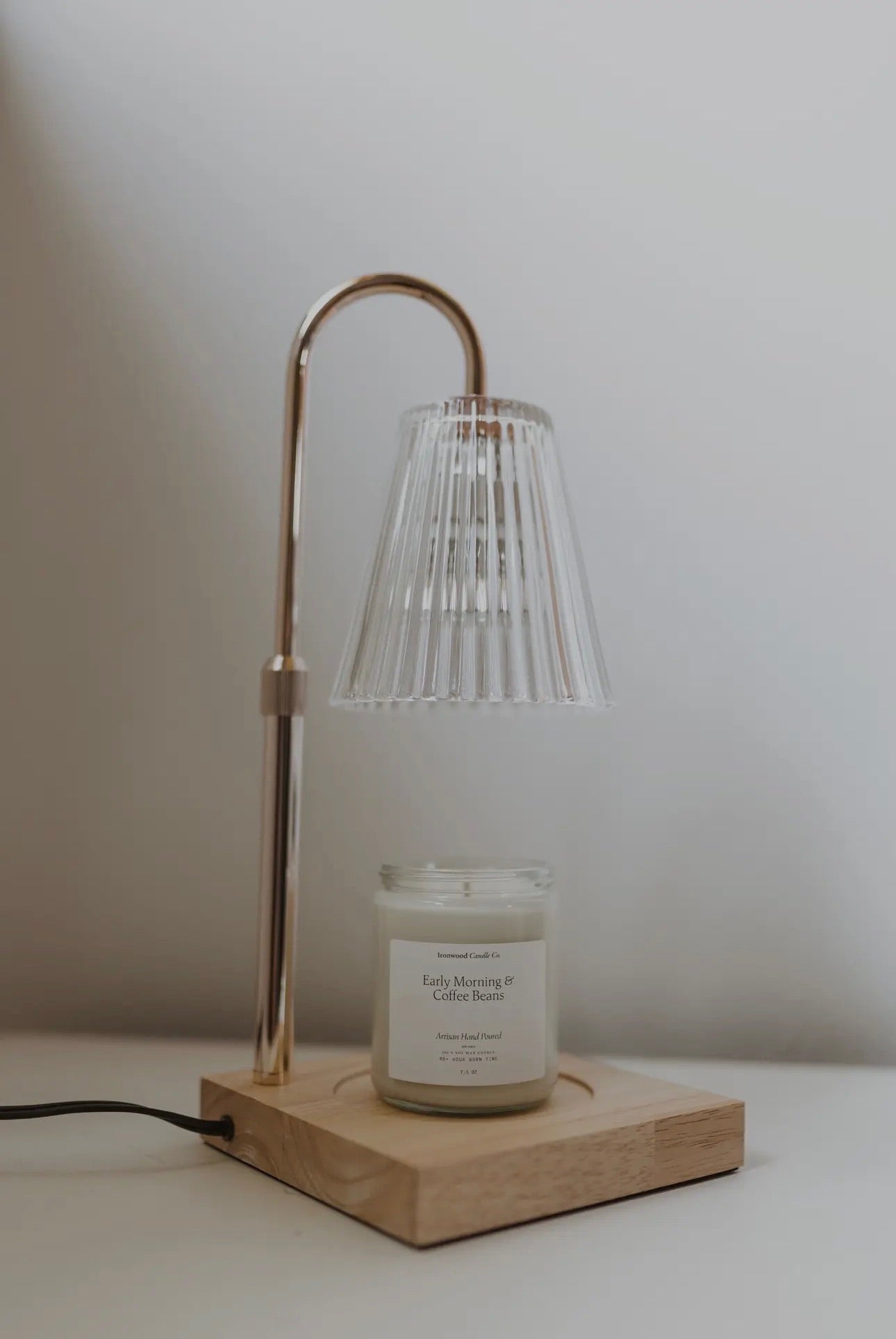 Candle Lamp Warmer - Dimmable, Timer, & Adjustable