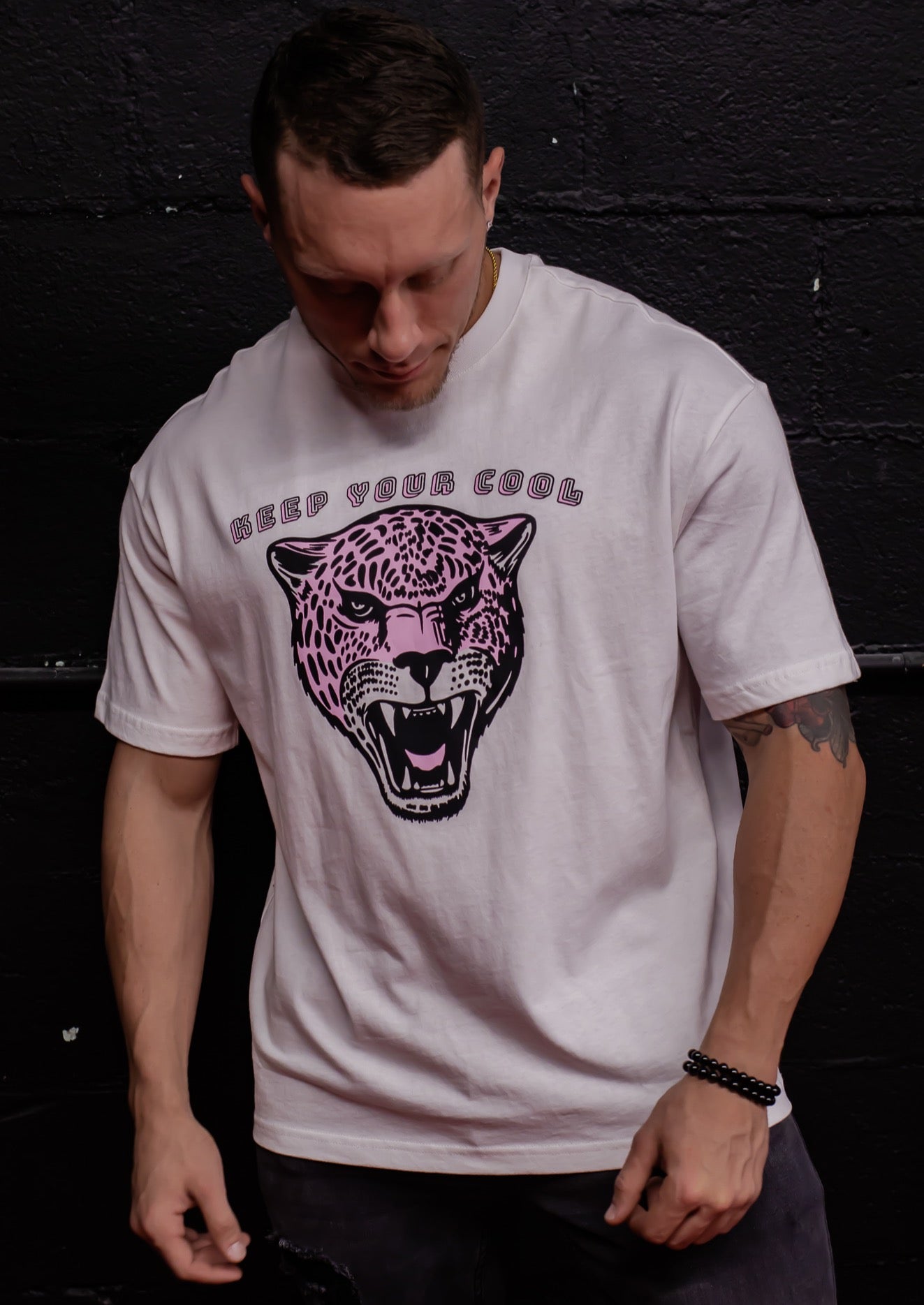 Exclusive Oversized Keep Your Cool Tee - White