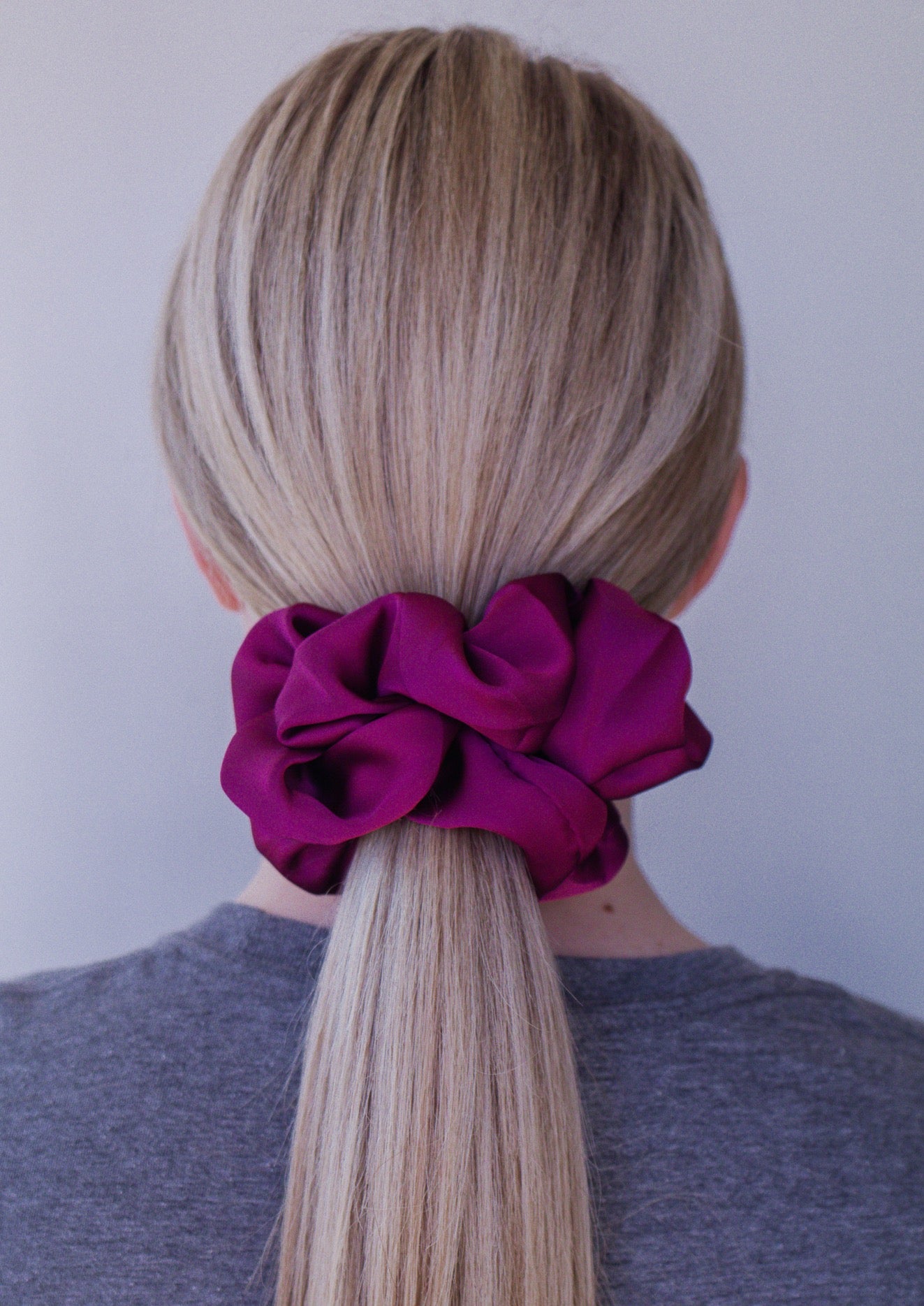 Rich Girl Silk Jumbo Scrunchies *Multiple Colors or Set*