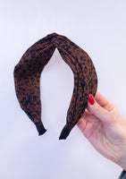 Stand Out Leopard Headband *Brown*