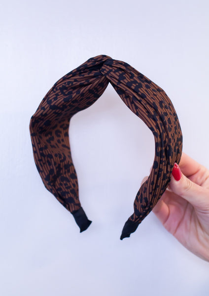 Stand Out Leopard Headband *Brown*