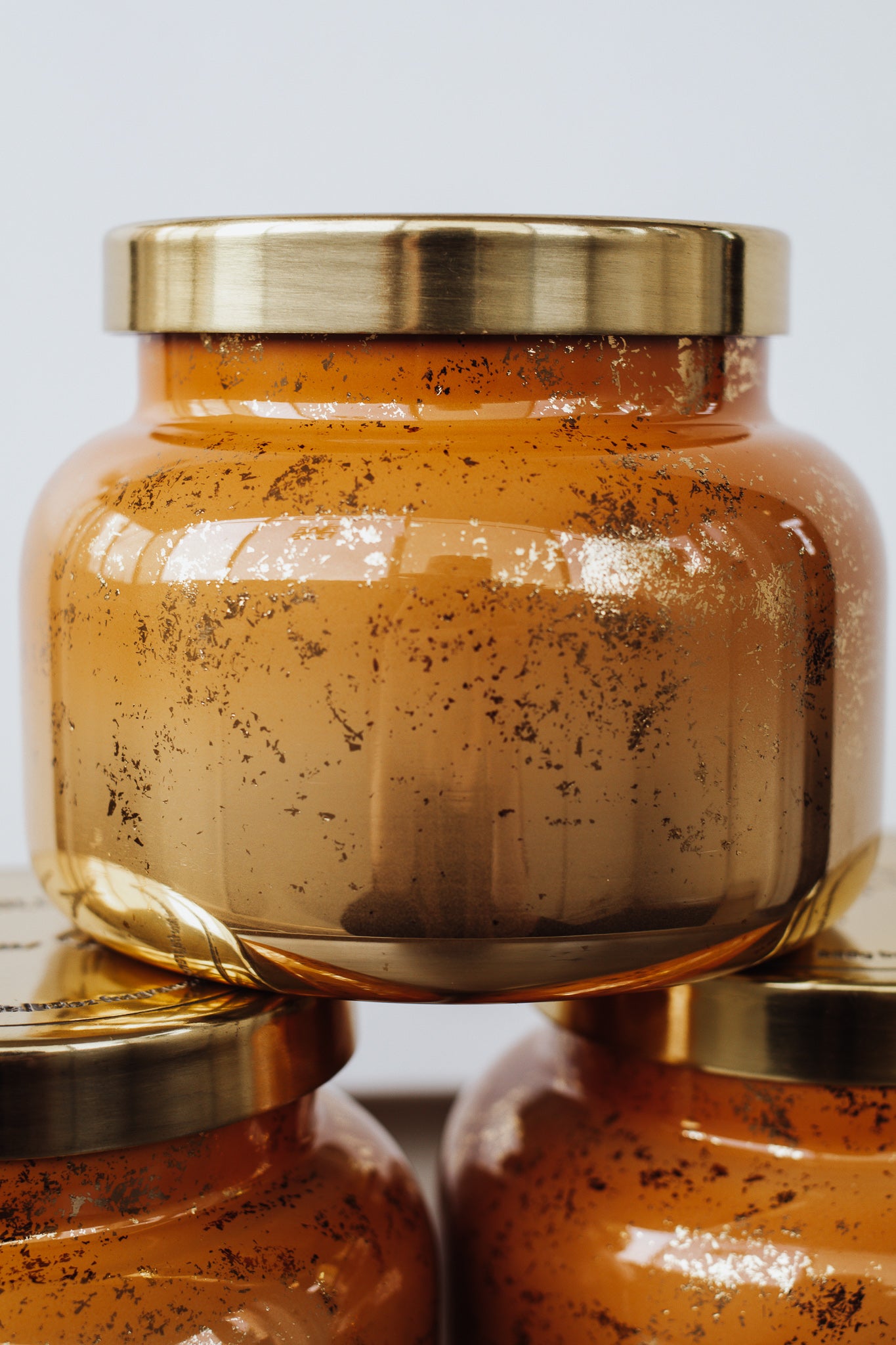 Capri Blue Pumpkin Dulce Glimmer Signature Jar, 19 oz