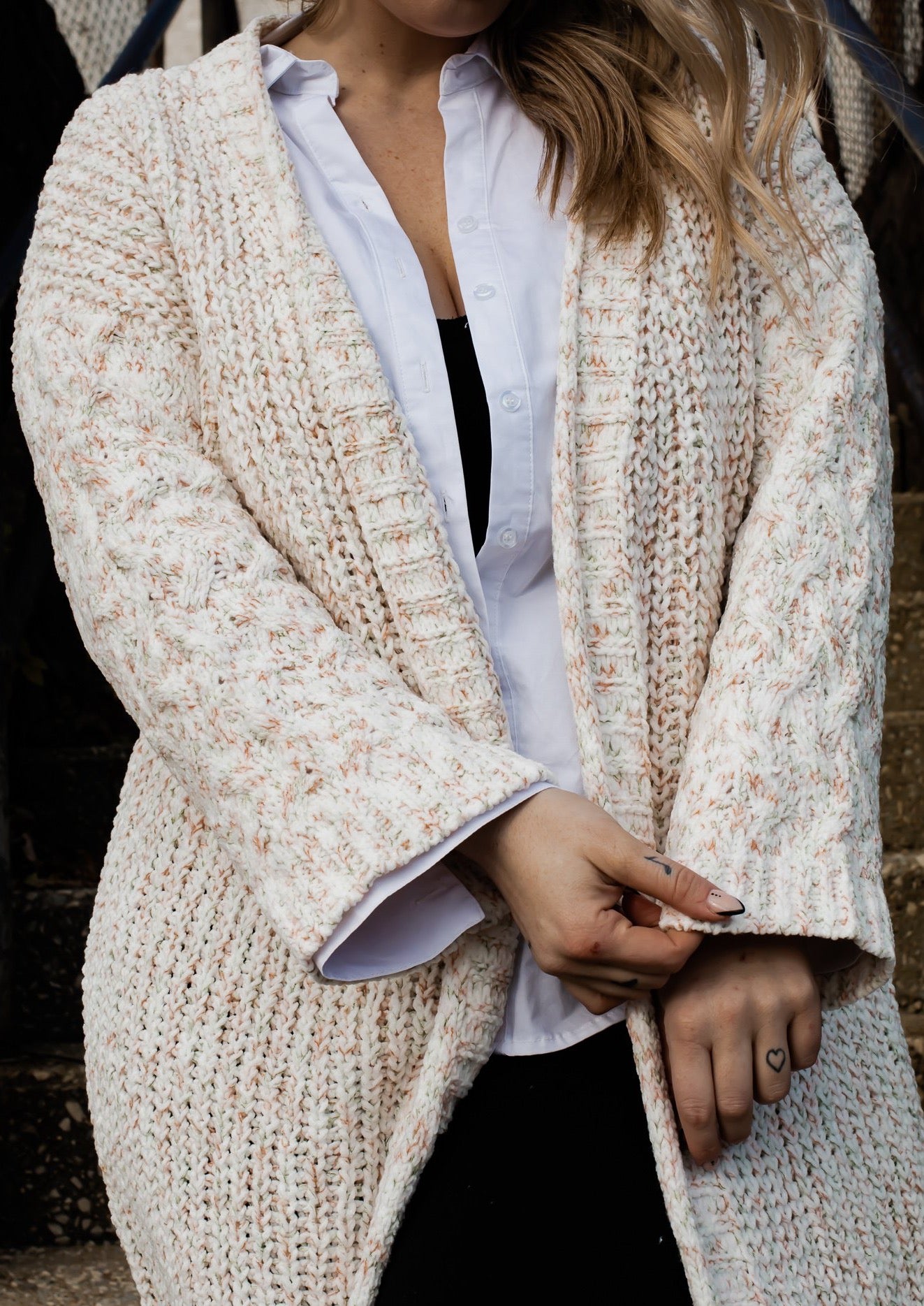 Lets Take A Nap Longline Cardigan