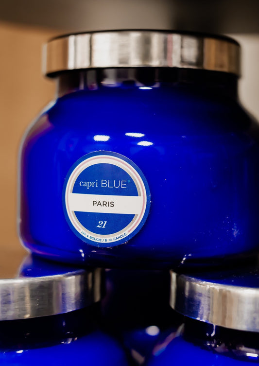 Paris Blue Petite Jar, 8 oz - Capri Blue
